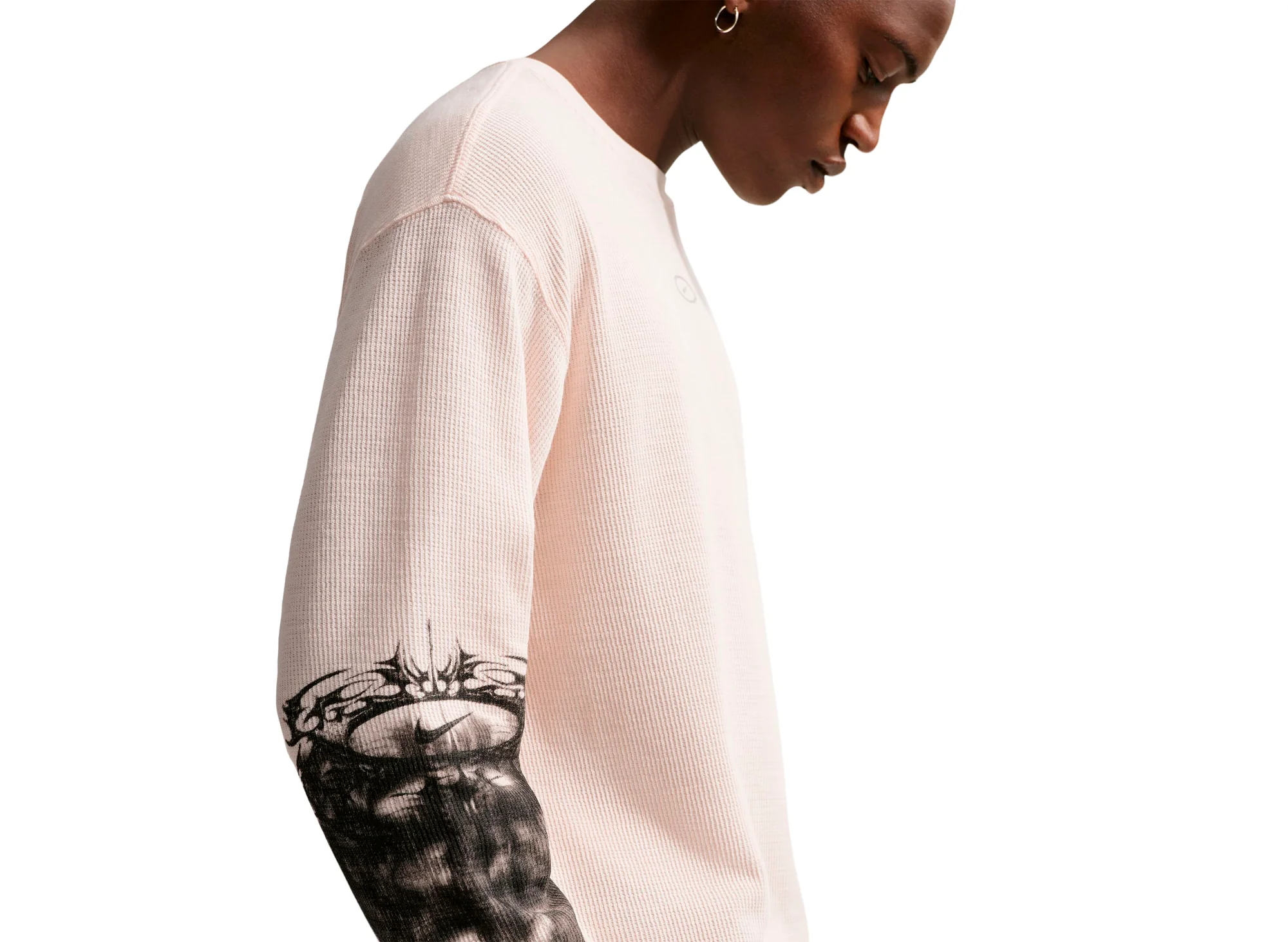 Nike Sportswear Thermal Top in Chalk - Image 5