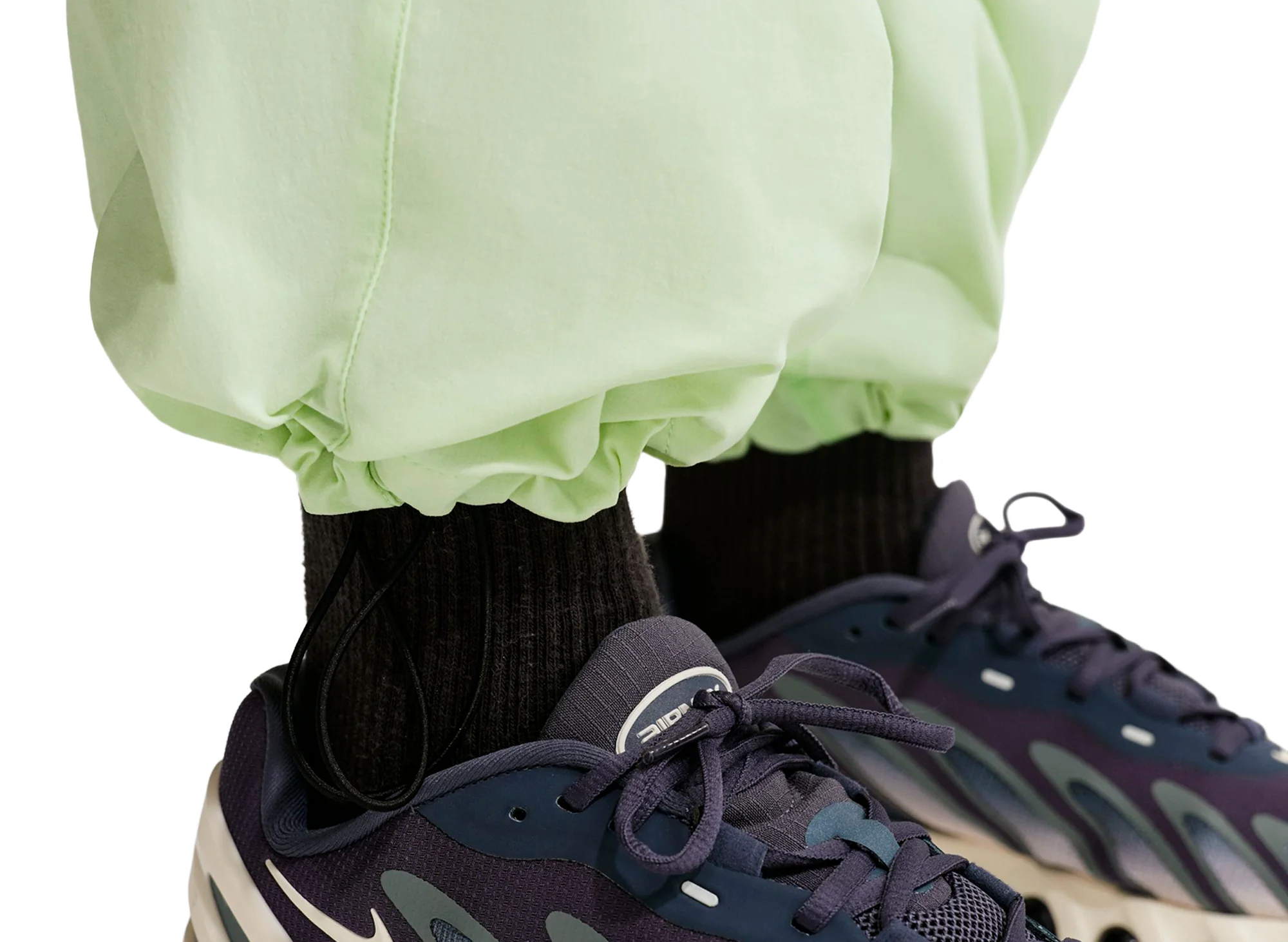 Nike Tech Dri-FIT Woven Pants in Light Liquid Lime - Image 7