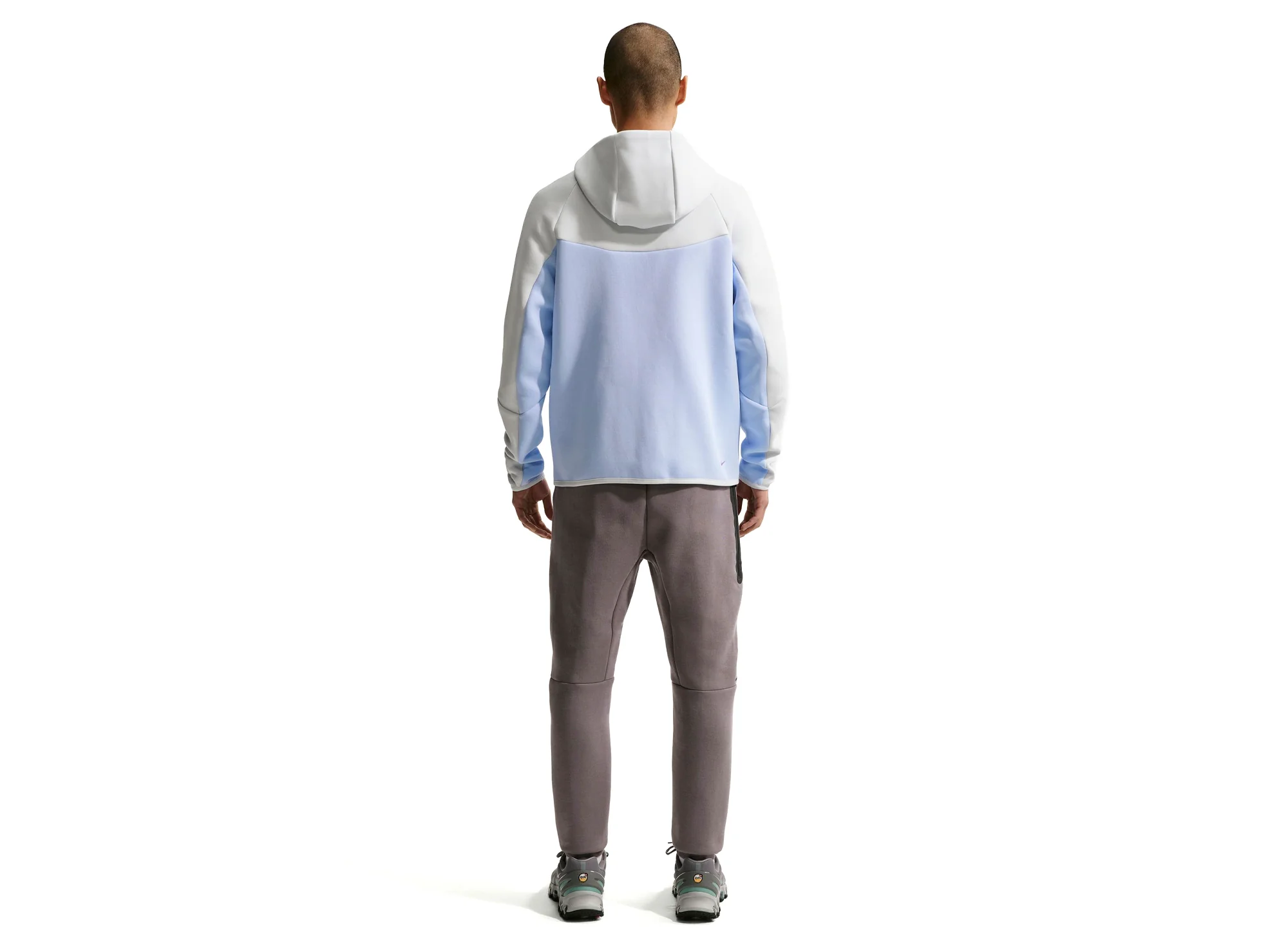 Nike Tech Fleece Full-Zip Windrunner Jacket in Off White - Image 2