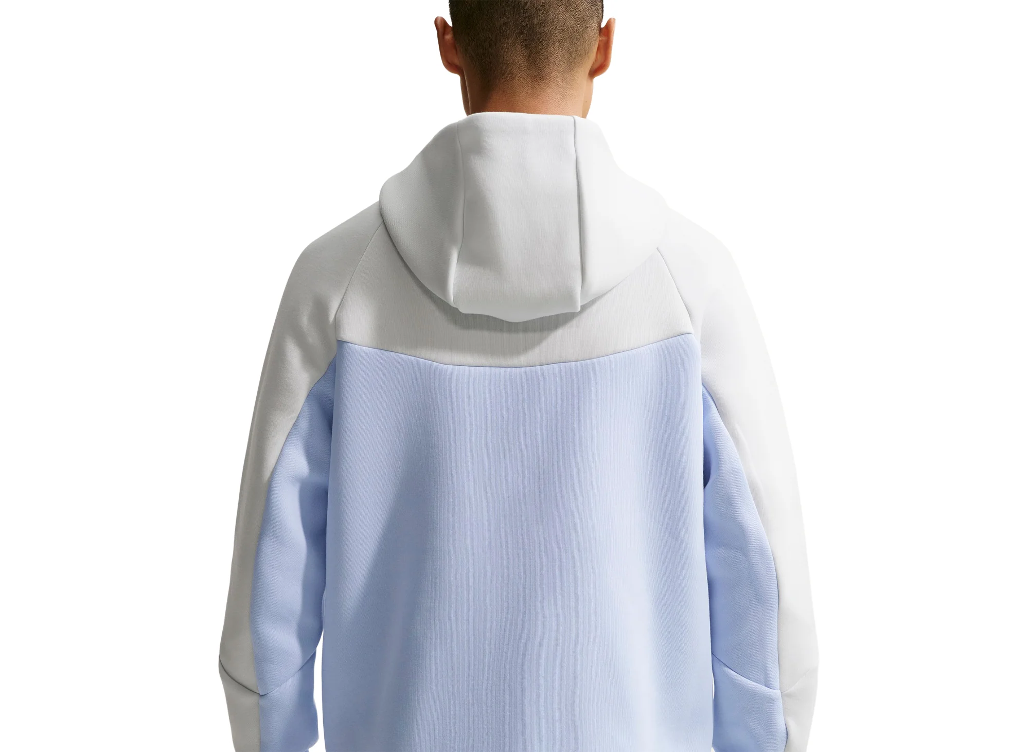 Nike Tech Fleece Full-Zip Windrunner Jacket in Off White - Image 4