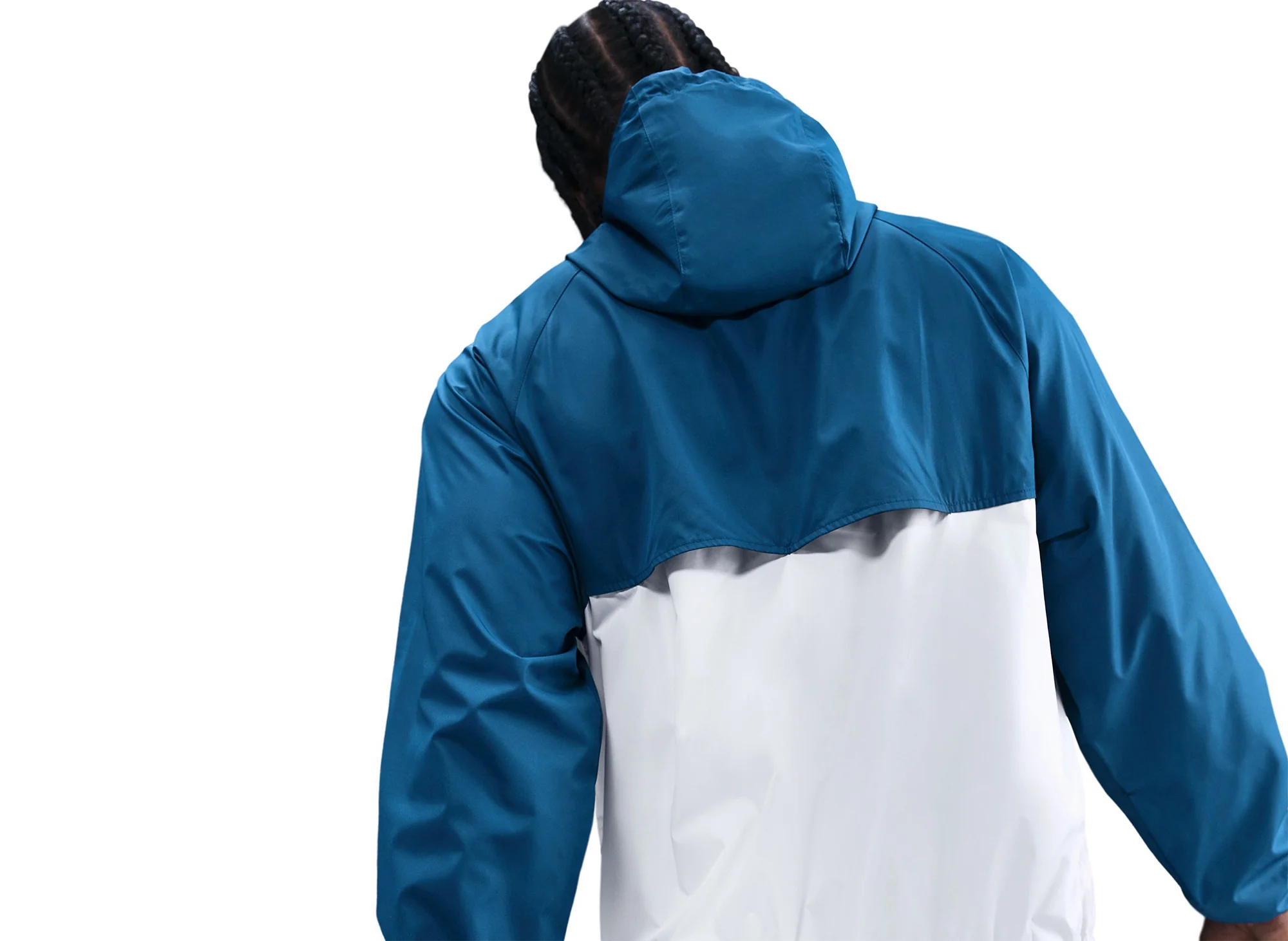 Nike Windrunner Lined Jacket in Court Blue / Sail - Image 4