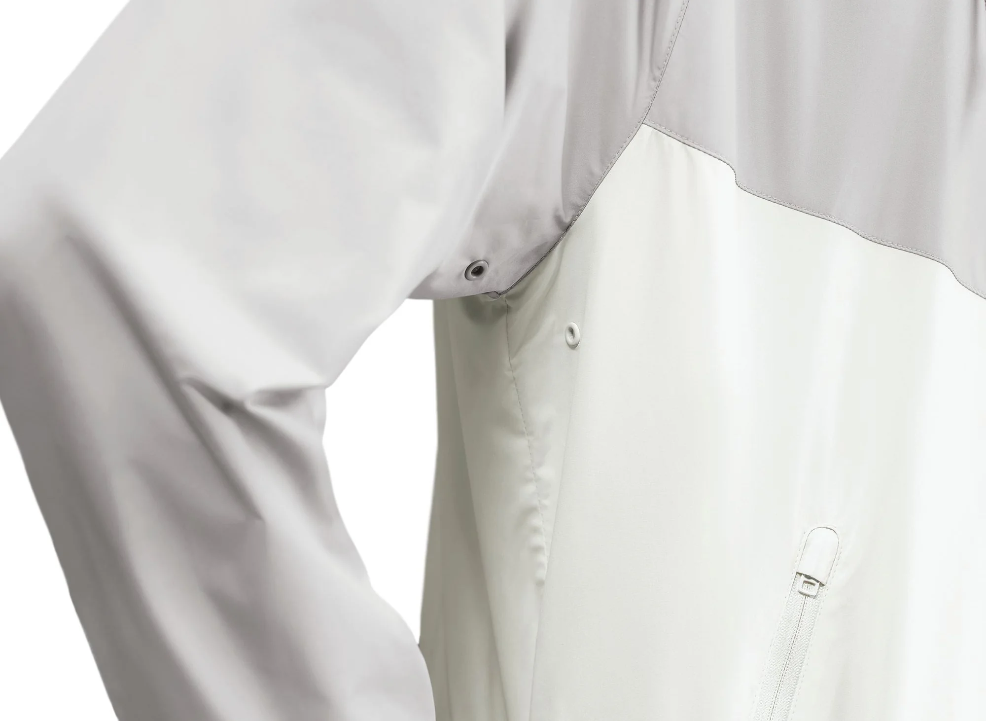 Nike Windrunner Lined Jacket in Light Iron Ore / Sail - Image 6