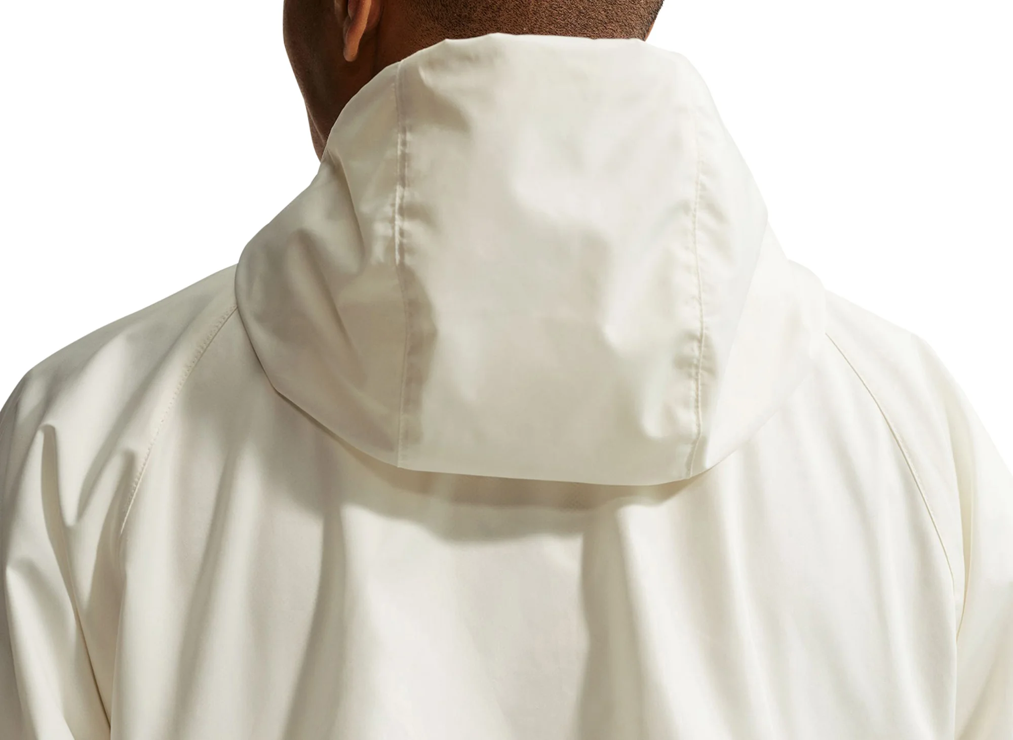Nike Windrunner Lined Jacket in Sail / Black - Image 4