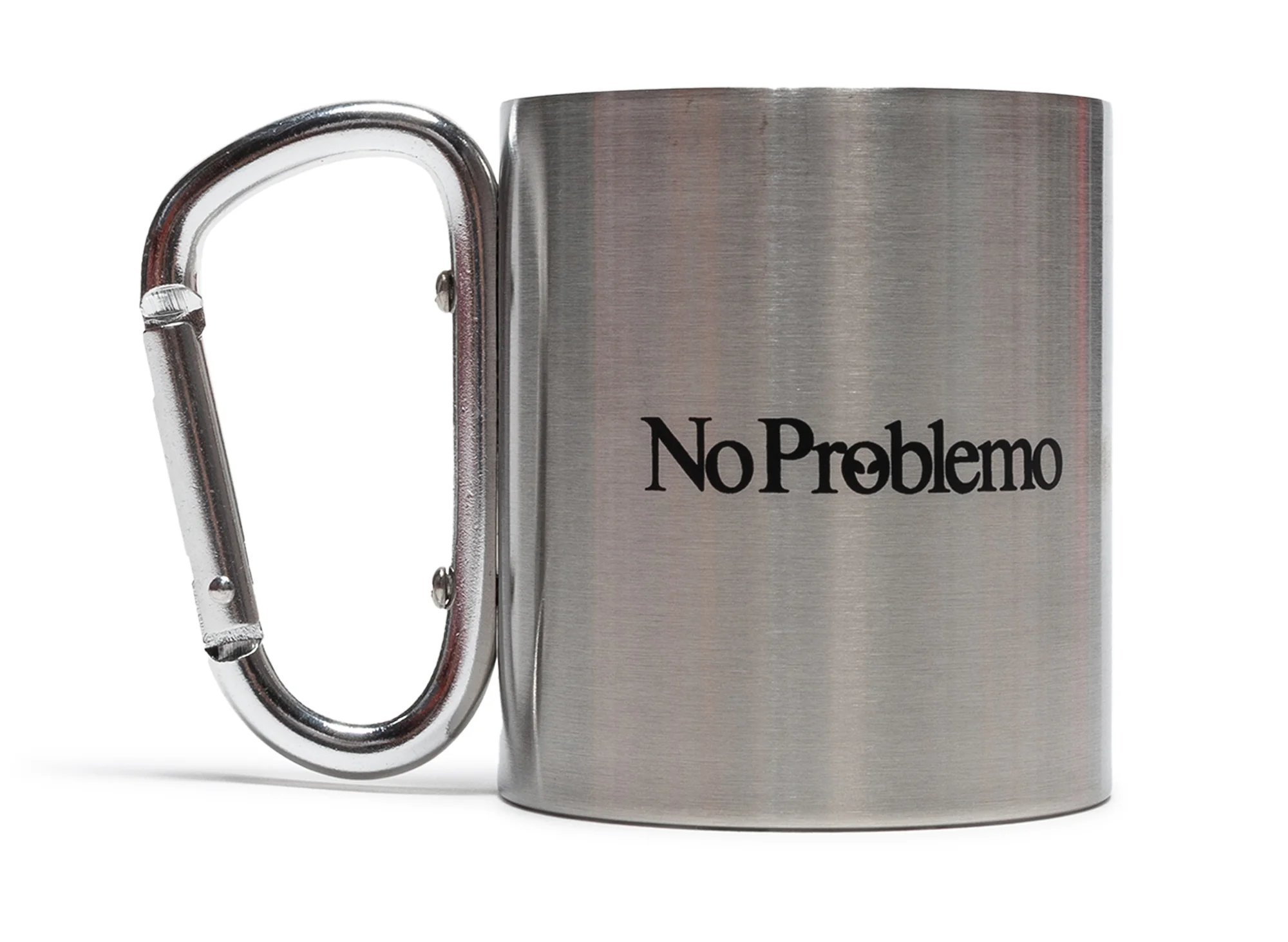 No Problemo Carabiner Mug in Silver - Image 2