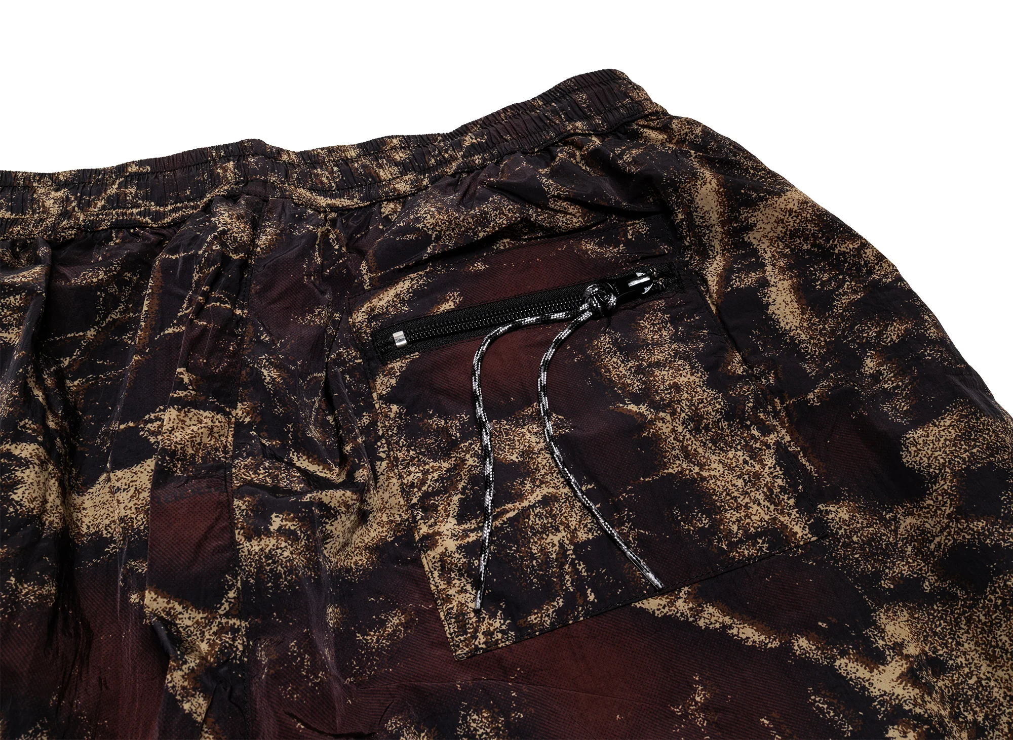 No Problemo Forrest Glitch Nylon Pant in Camo - Image 5