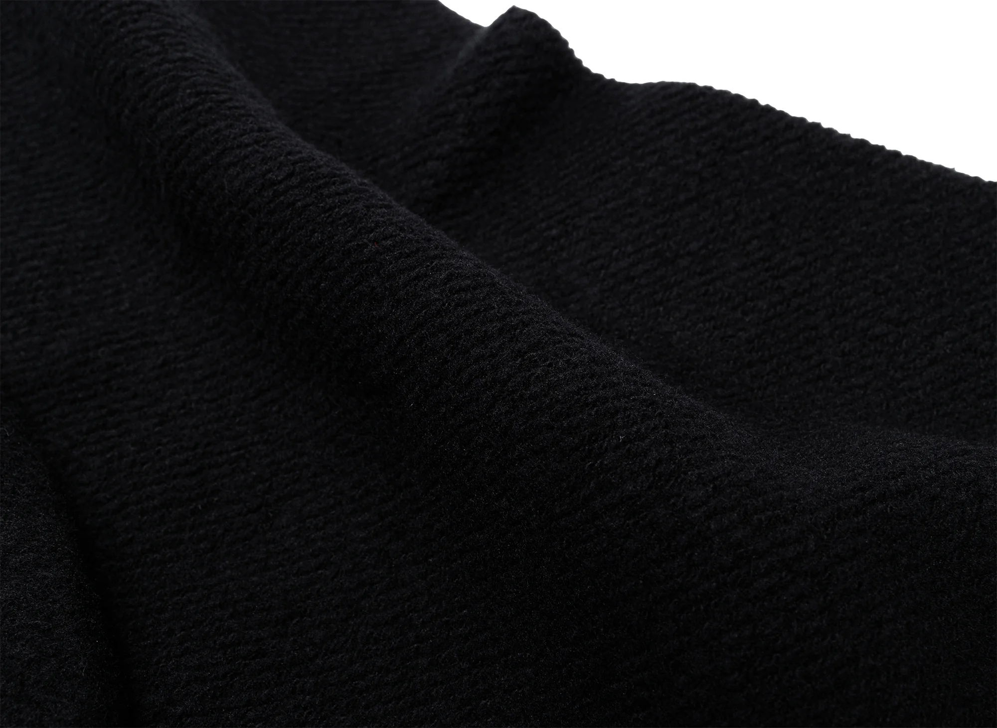 No Problemo Reverse Fleece Hoodie in Black - Image 3