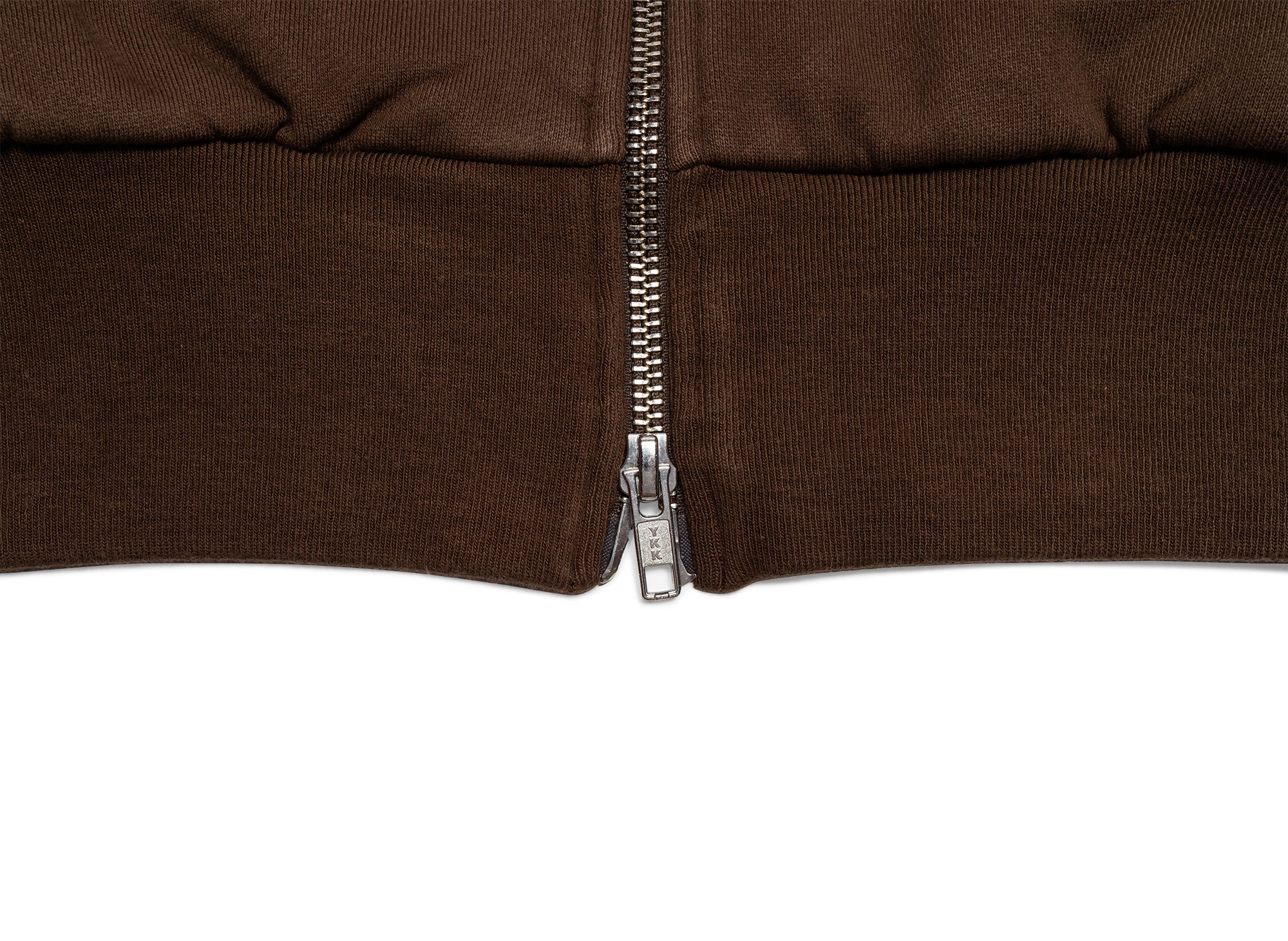 No Problemo Sticker Zip Thru Hoodie in Brown - Image 4