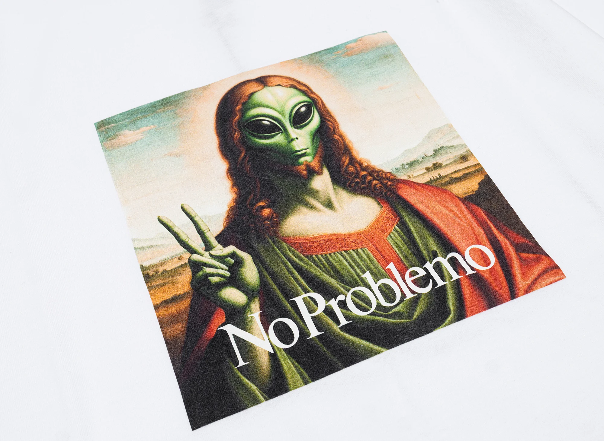 No Problemo Sweet Jesus Short Sleeve Tee in White - Image 2