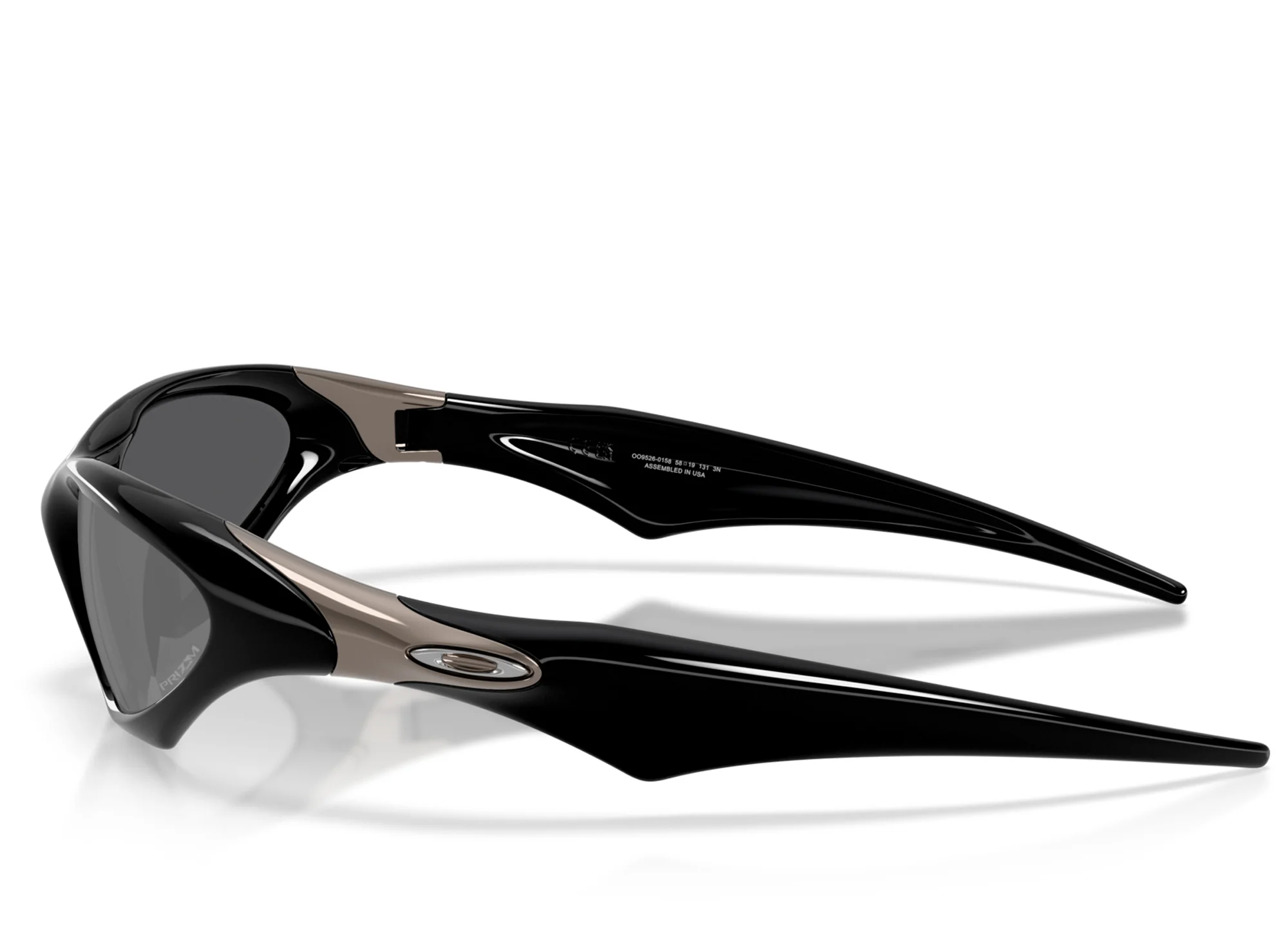 Oakley Muzm Scar Sunglasses in Black w/ Prizm Black Lenses - Image 2