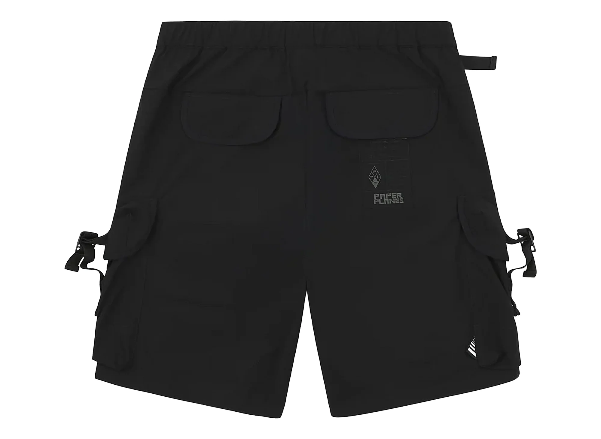 Paper Planes Alice Pack Ripstop Cargo Short in Black - Image 2