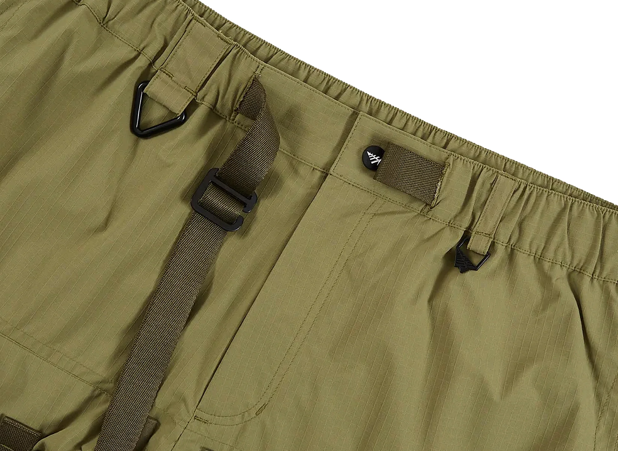 Paper Planes Alice Pack Ripstop Cargo Short in Green Moss - Image 3