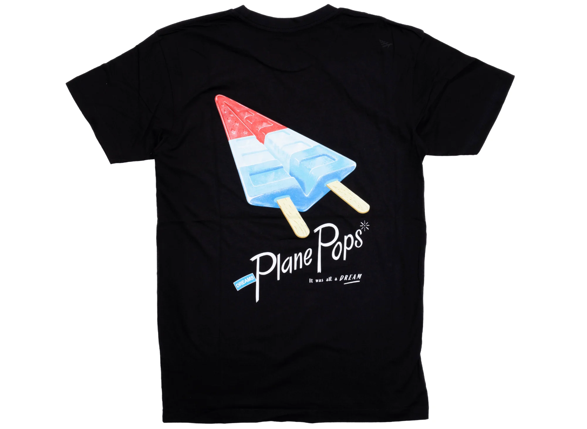 Paper Planes Americana Plane Pops Tee in Black - Image 2