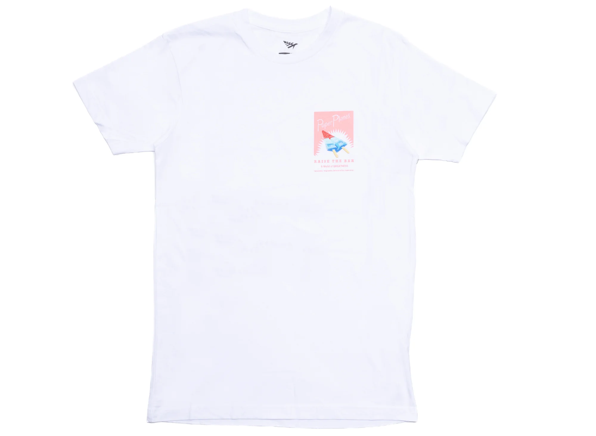 Paper Planes Americana Plane Pops Tee in White