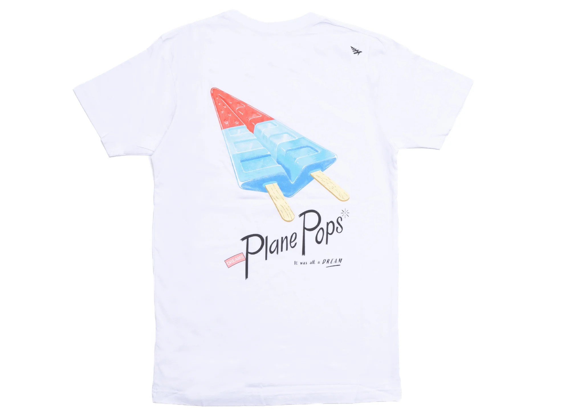 Paper Planes Americana Plane Pops Tee in White - Image 2