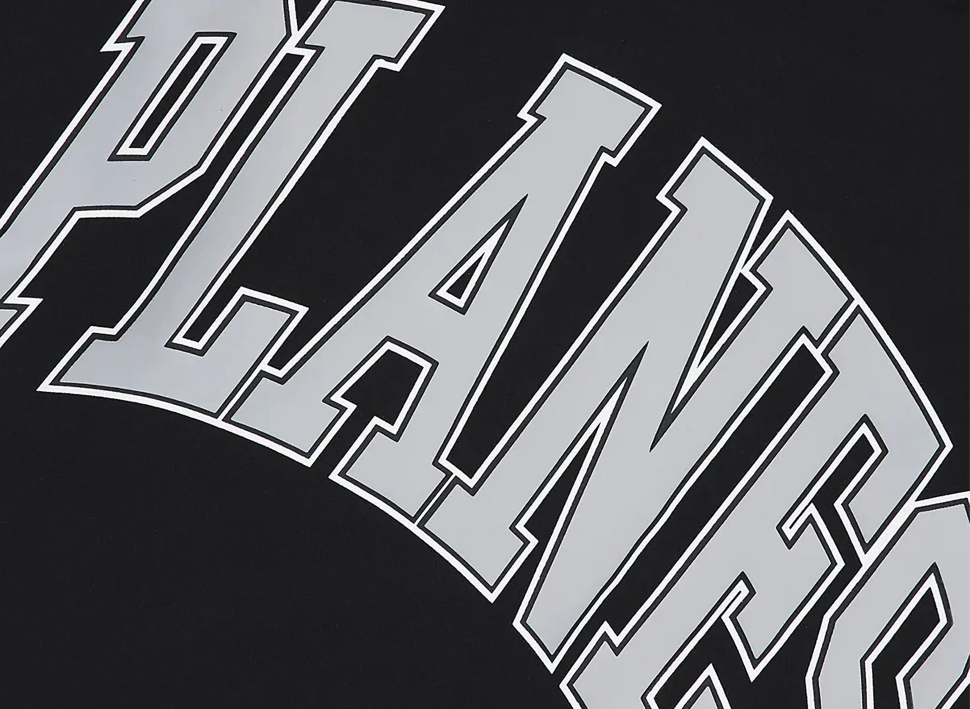 Paper Planes Collegiate Crewneck in Black - Image 4