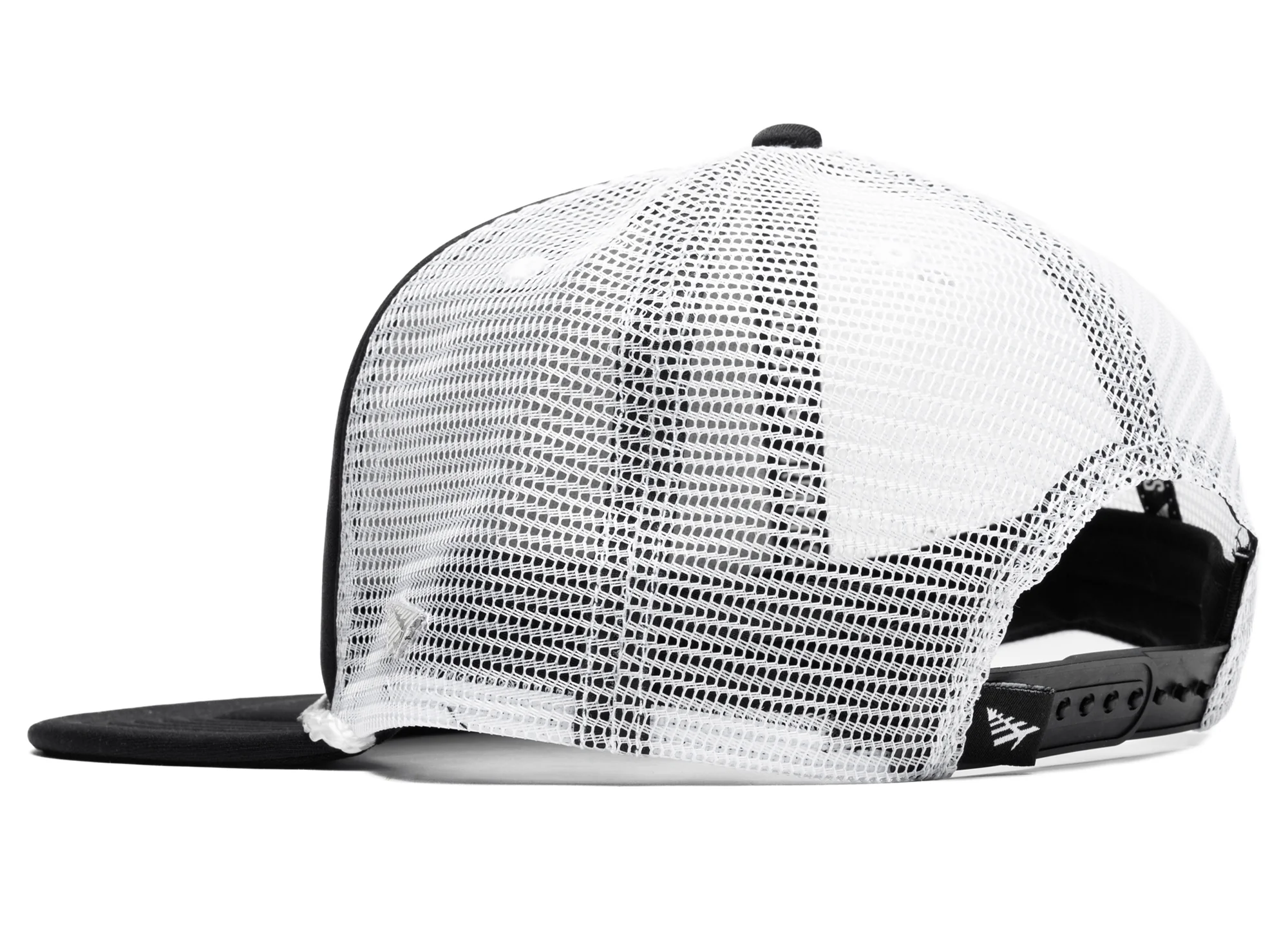 Paper Planes Script Trucker Hat in Black - Image 2