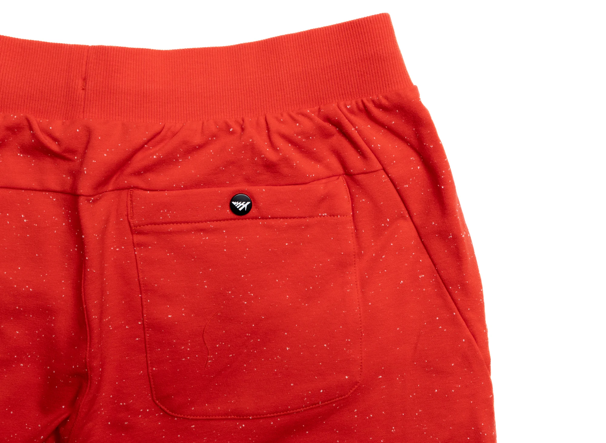 Paper Planes Speckled Shorts in Red - Image 2