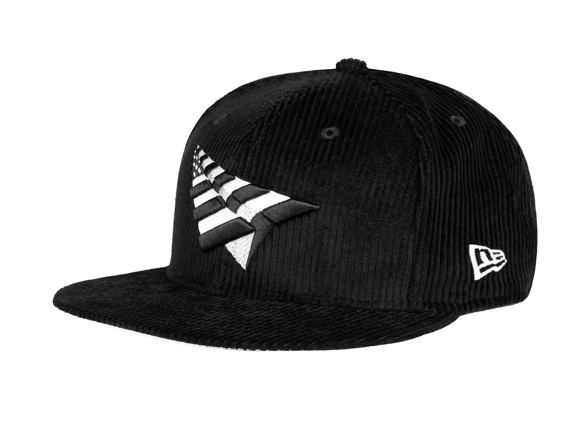 Paper Planes The Original Corduroy 59Fifty Fitted Crown Hat in Black - Image 2
