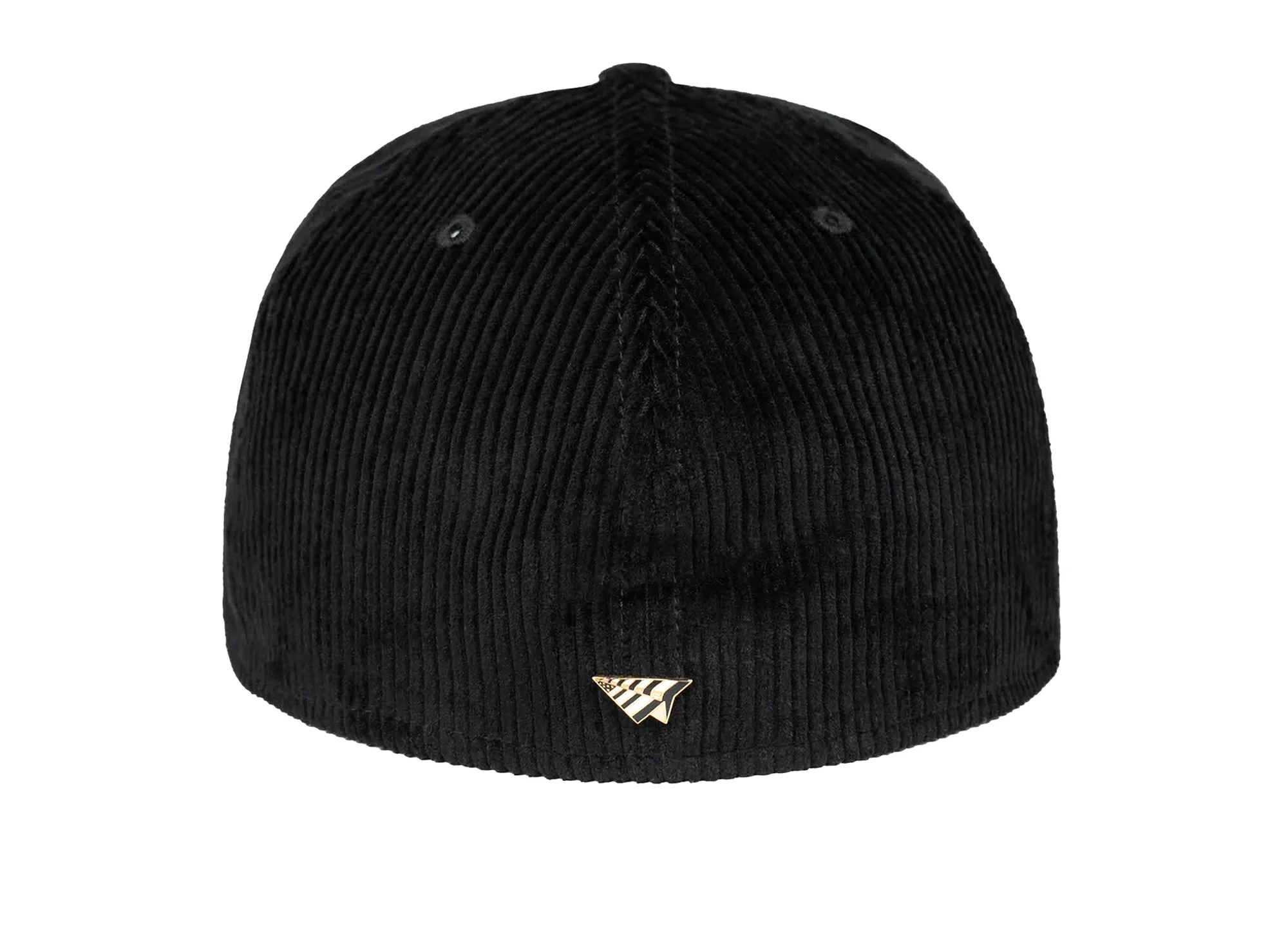 Paper Planes The Original Corduroy 59Fifty Fitted Crown Hat in Black - Image 3