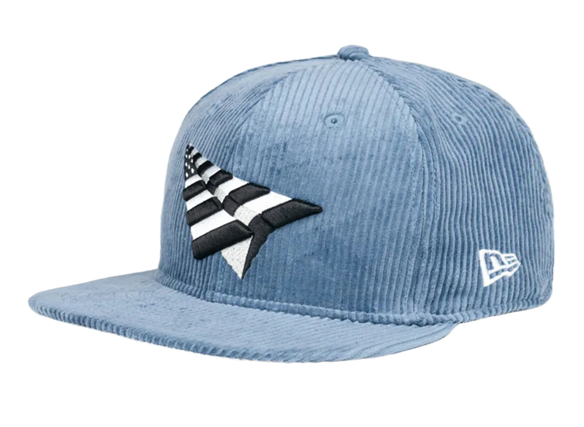Paper Planes The Original Corduroy 59Fifty Fitted Crown Hat in Steel Blue - Image 2