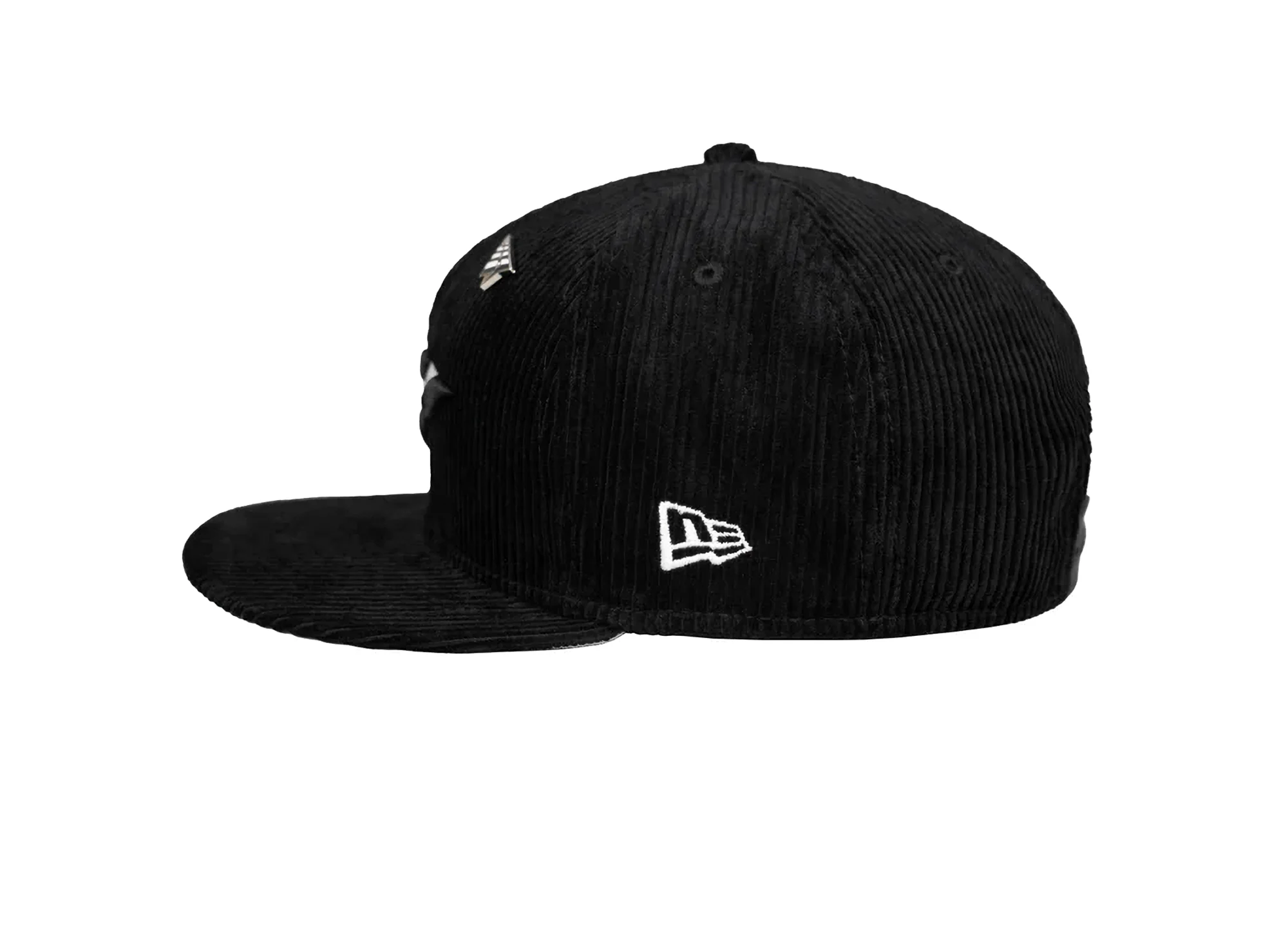 Paper Planes The Original Corduroy 9Fifty Snapback Crown Hat in Black - Image 2
