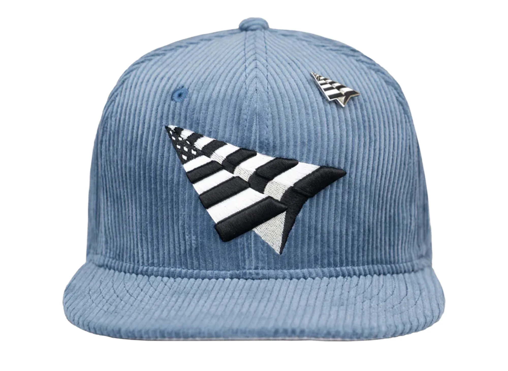 Paper Planes The Original Corduroy 9Fifty Snapback Crown Hat in Steel Blue