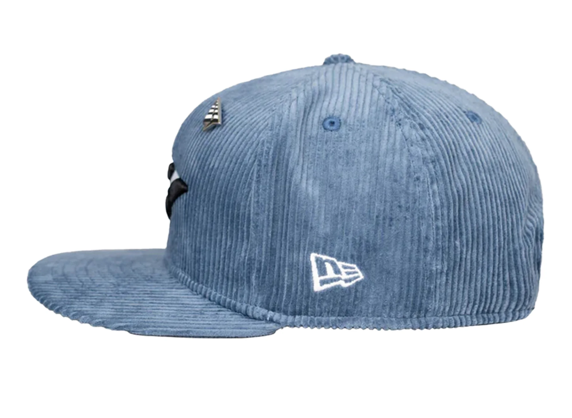 Paper Planes The Original Corduroy 9Fifty Snapback Crown Hat in Steel Blue - Image 2