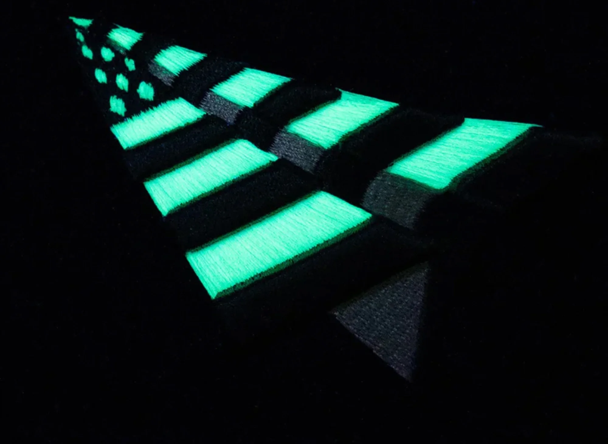 Paper Planes The Original Glow in the Dark 9Fifty Snapback Crown Hat - Image 7