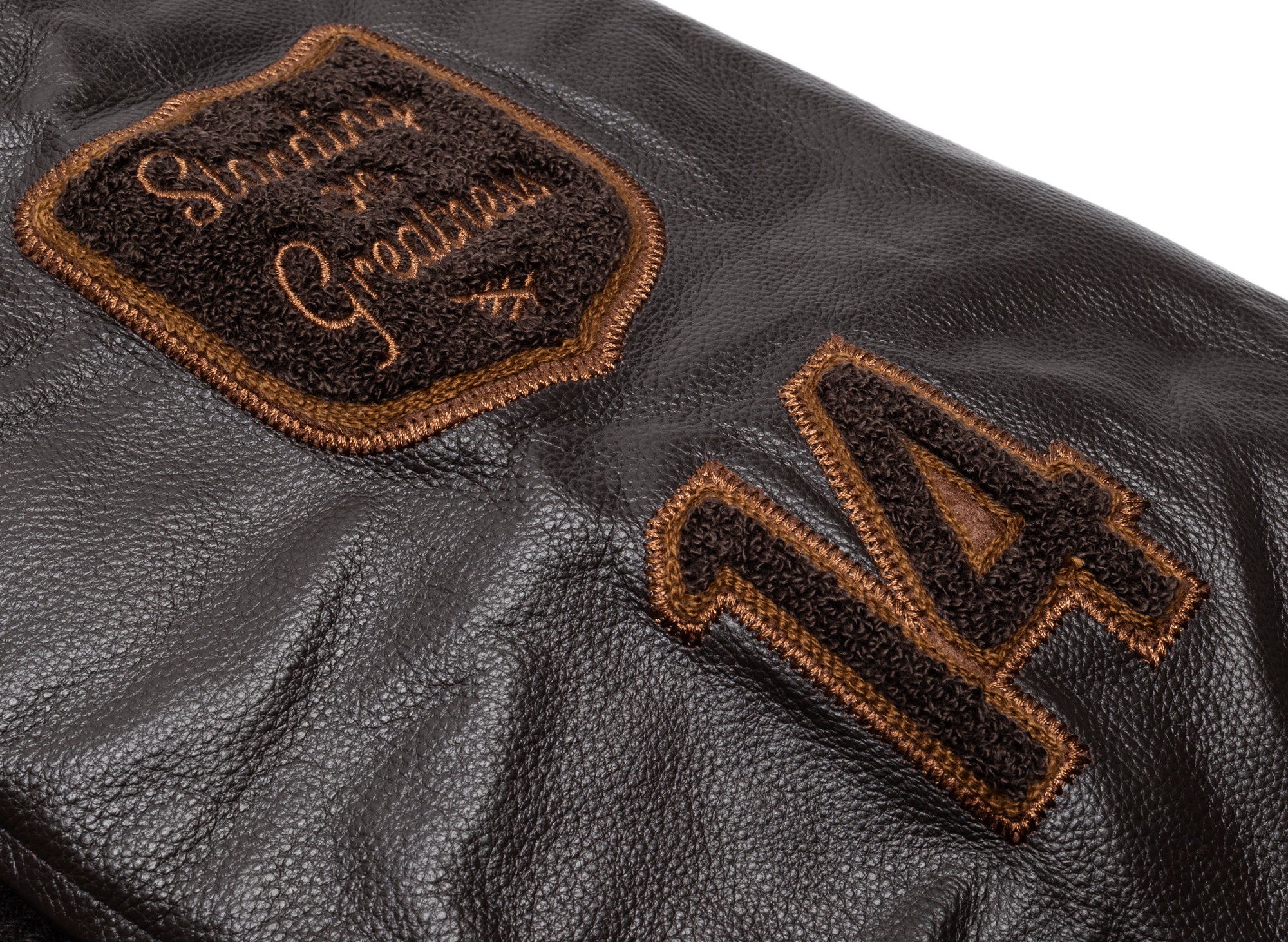 Paper Planes Eternally Grateful Varsity Bomber Jacket - Image 5