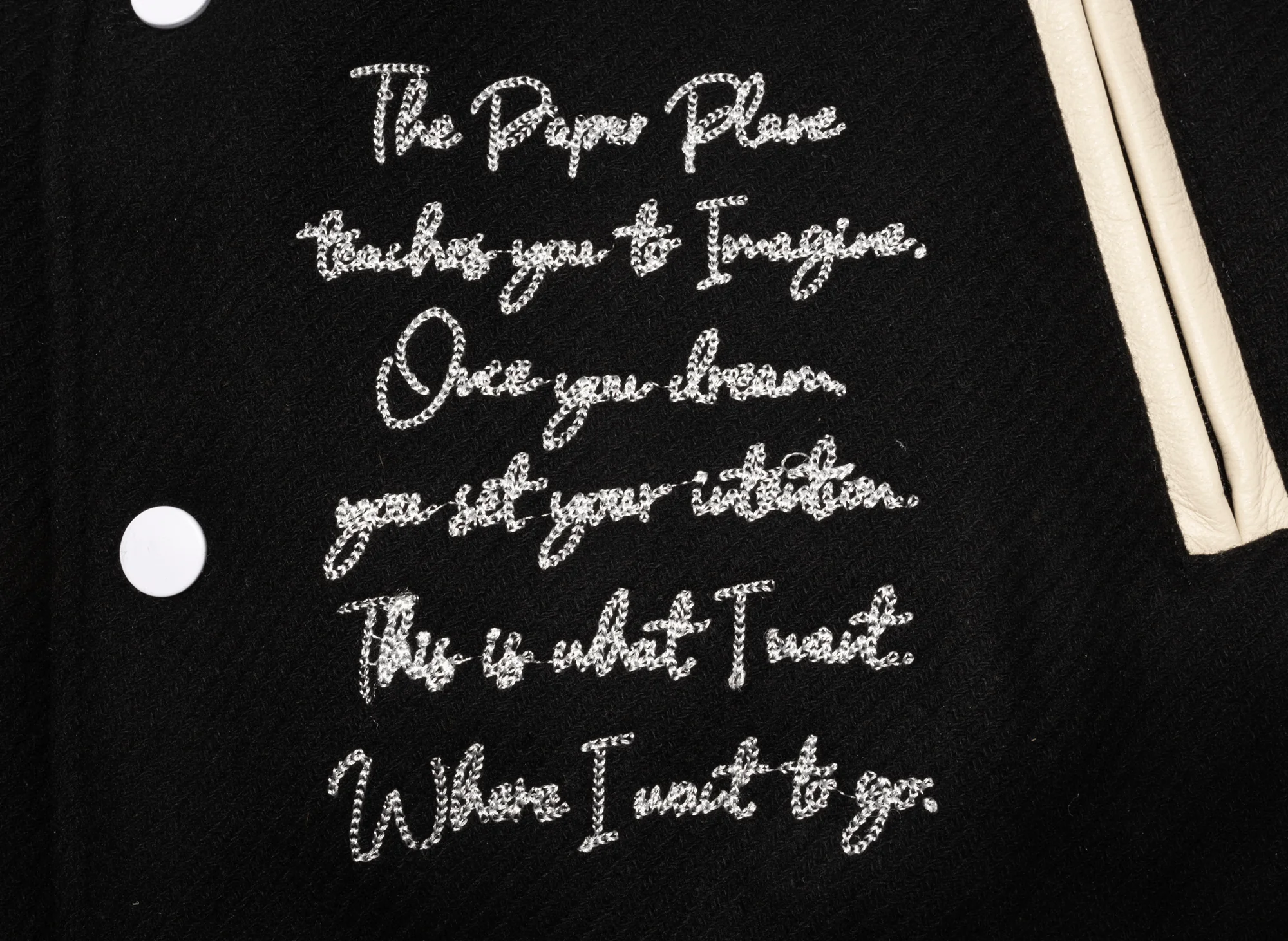 Paper Planes Varsity Jacket - Image 2