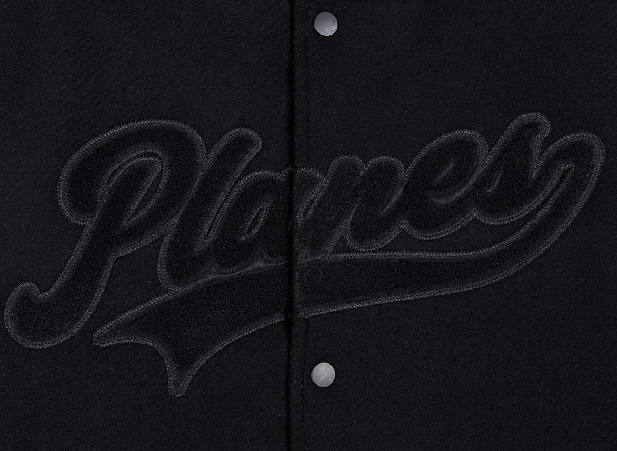 Paper Planes Varsity Jacket Triple Black - Image 4