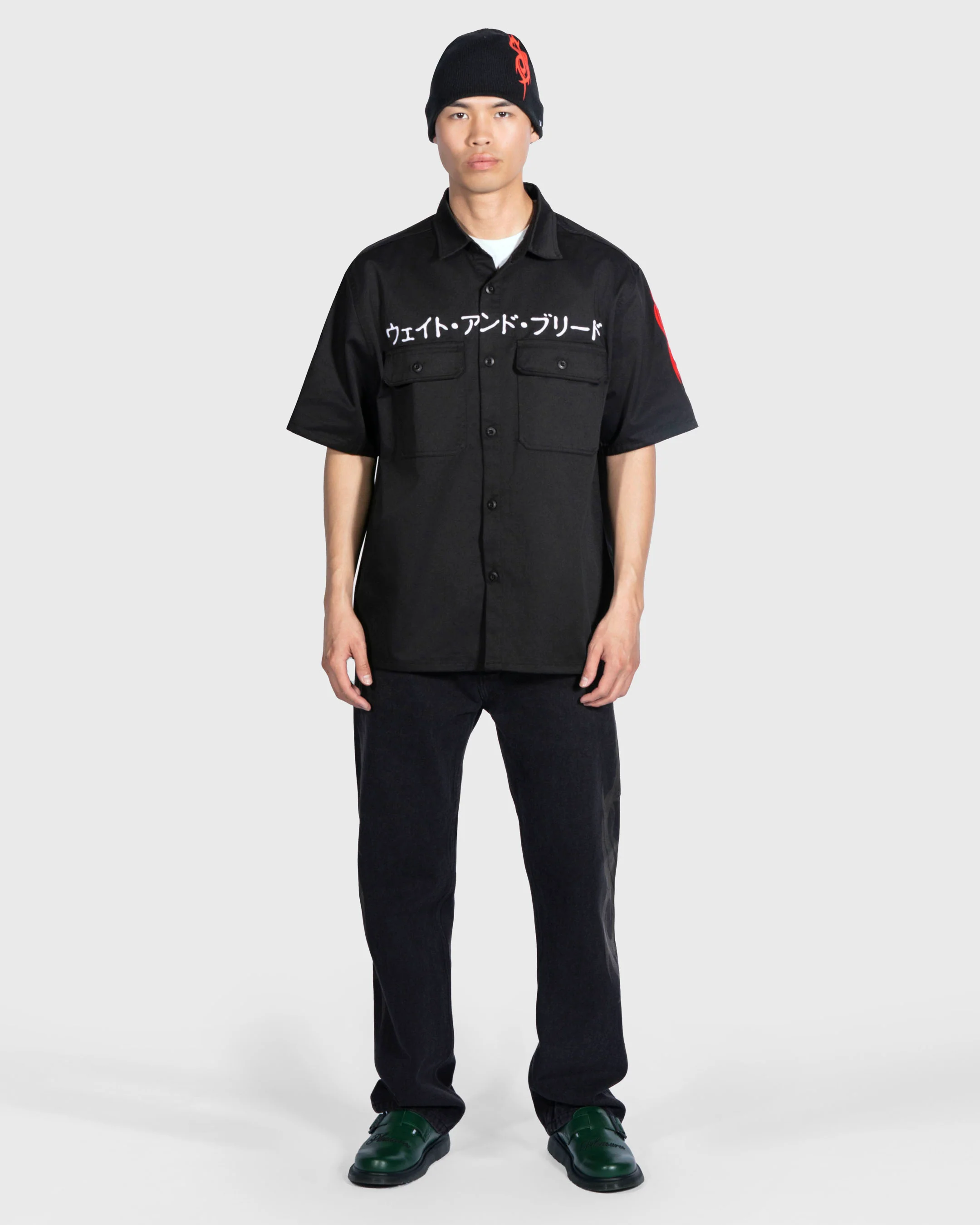 Pleasures x Slipknot Bleed Work Shirt - Image 3
