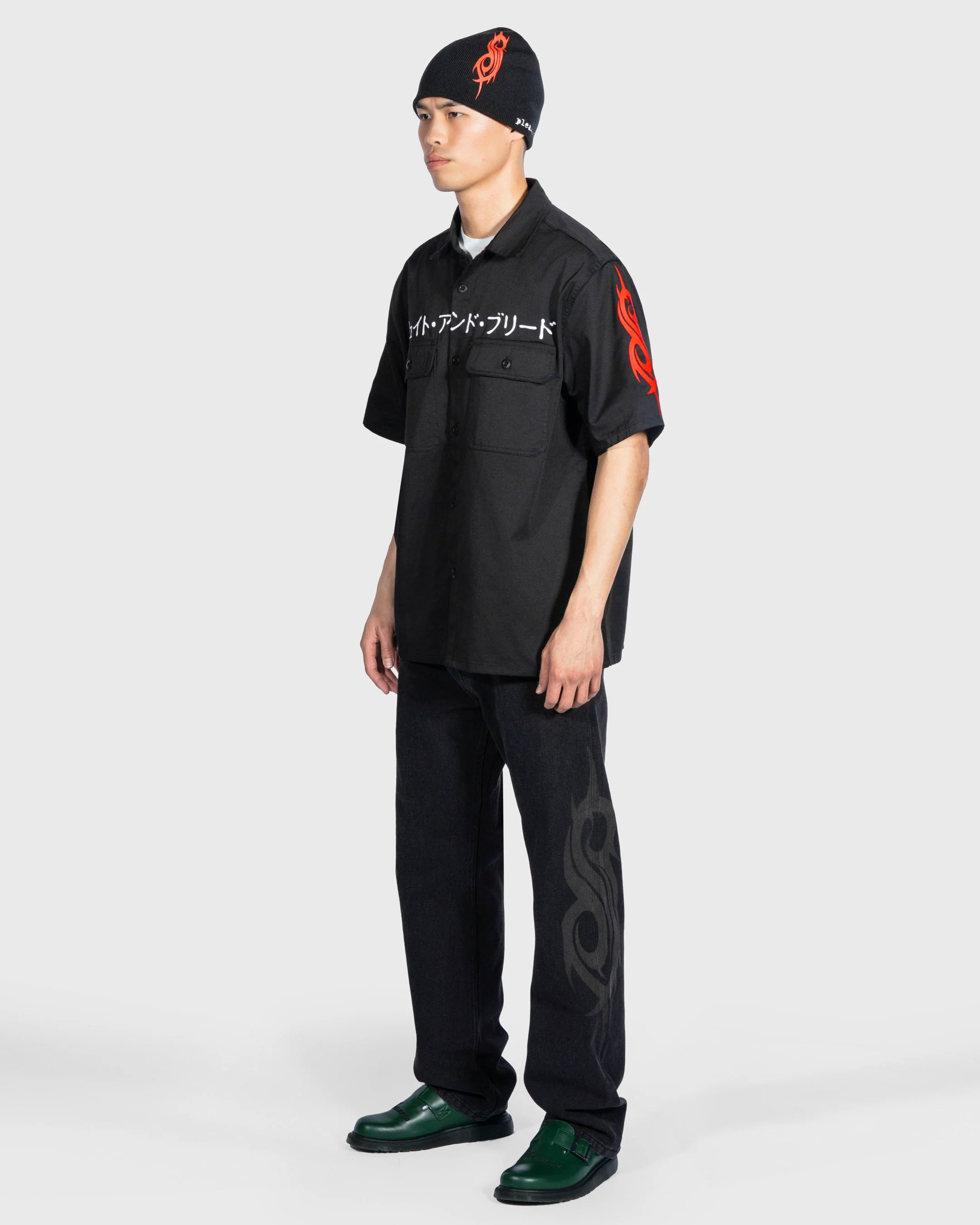 Pleasures x Slipknot Bleed Work Shirt - Image 5