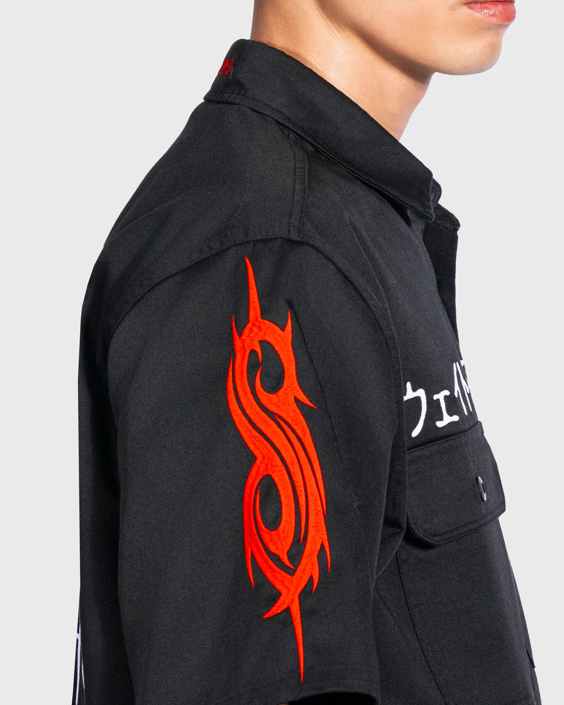 Pleasures x Slipknot Bleed Work Shirt - Image 6