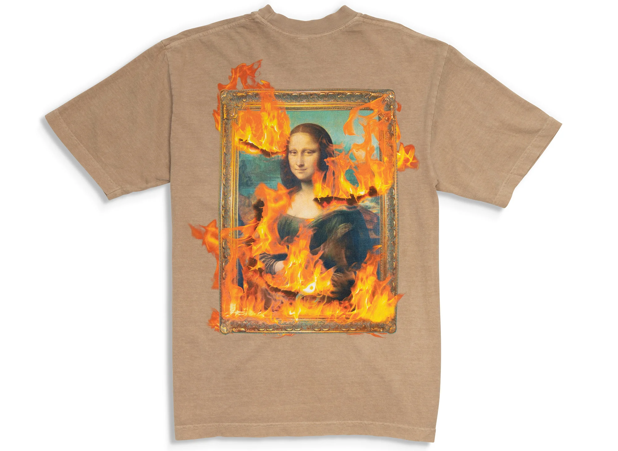 Pleasures Burn Again Tee in Mushroom - Image 2
