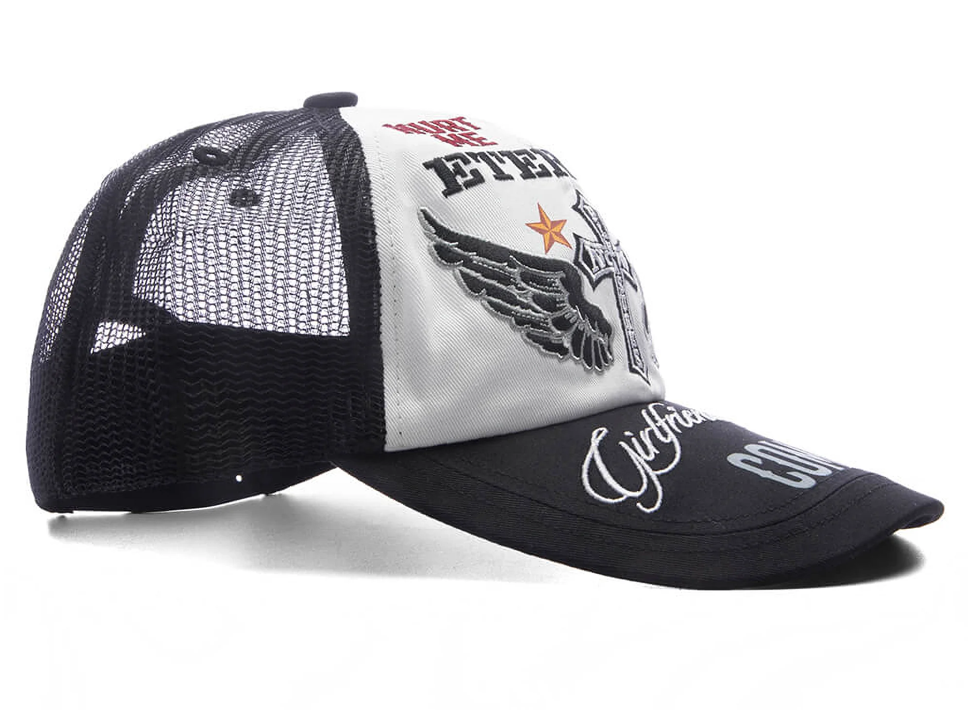 Pleasures Coma Mesh Cap in Black - Image 2