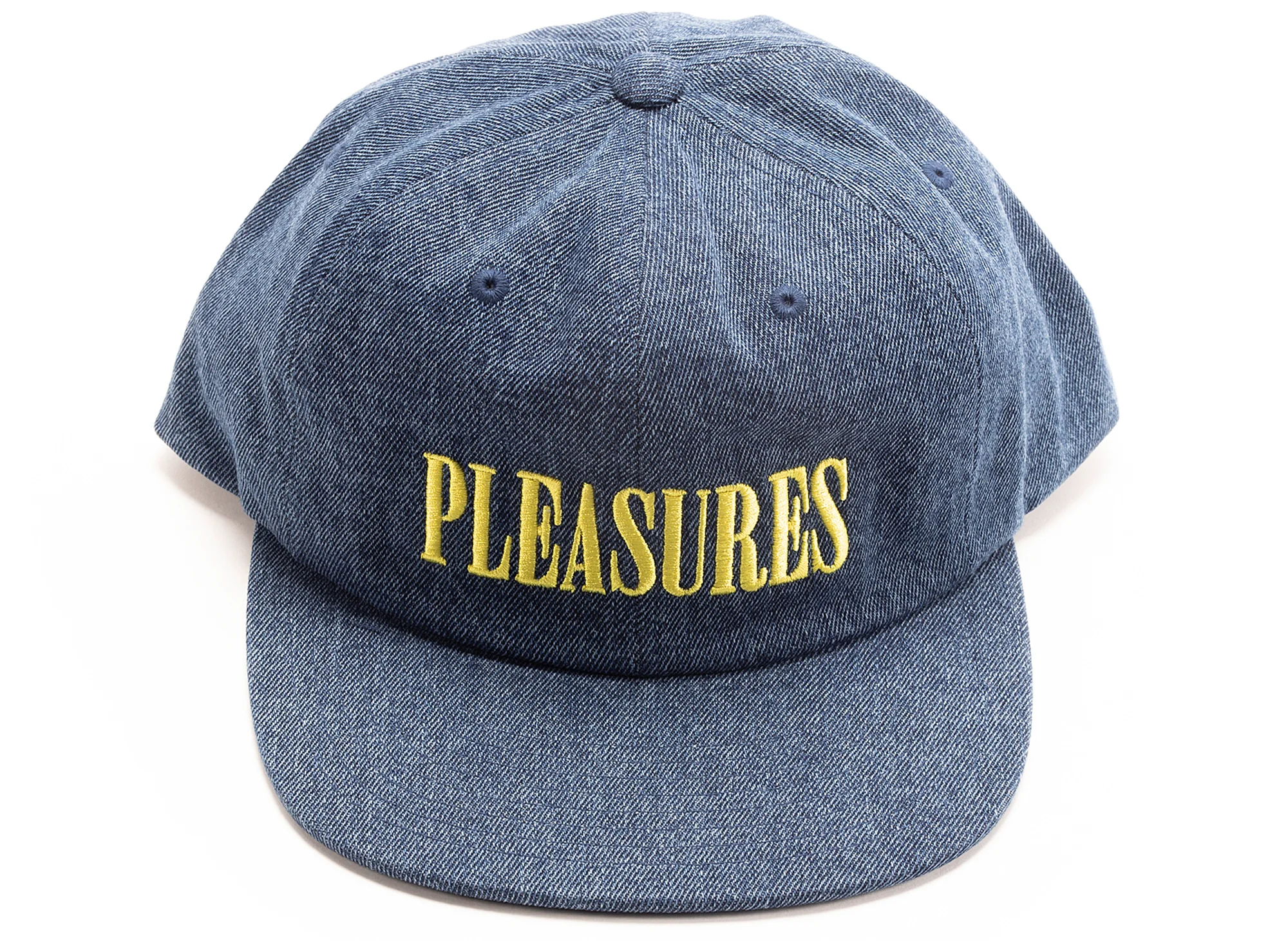 Pleasures Core Logo Denim Snapback - Image 2