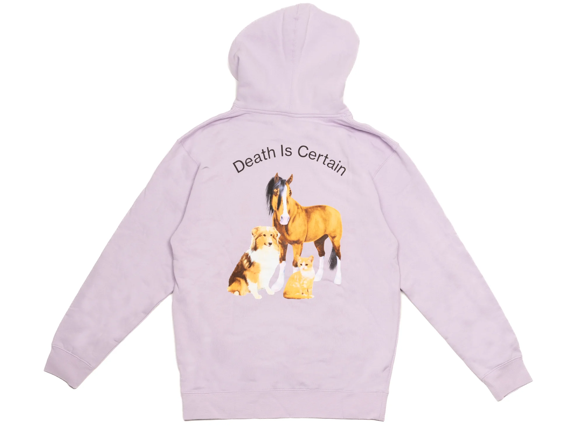 Pleasures Death Hoodie in Lavender - Image 2