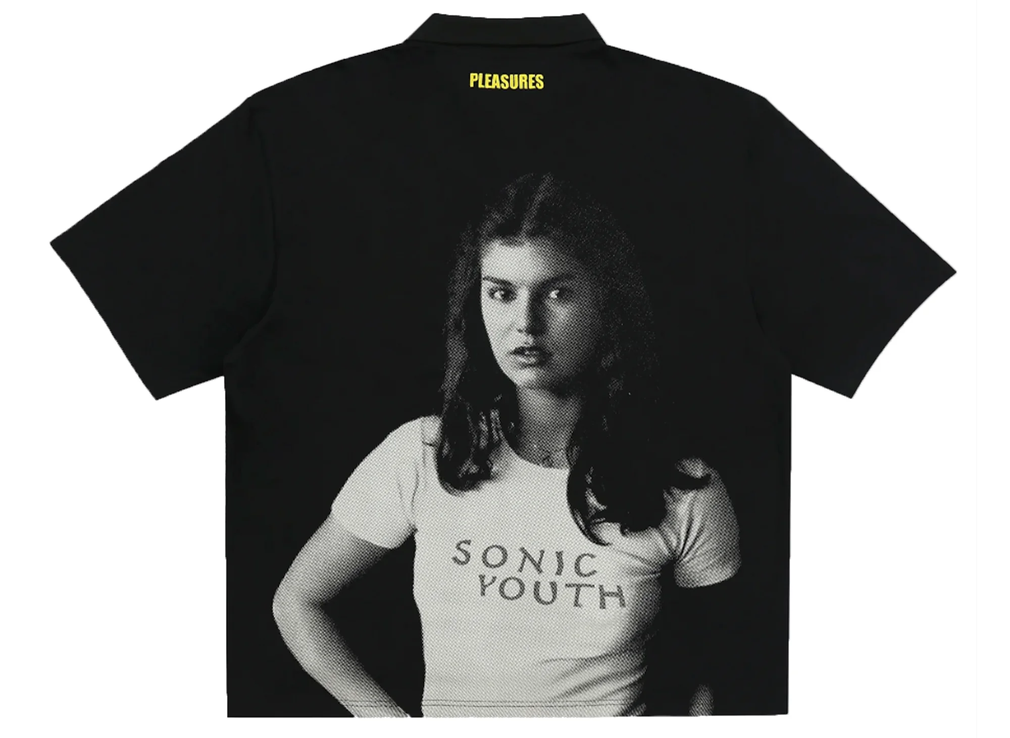 Pleasures X Sonic Youth Funky Donkey Boxy Polo - Image 2