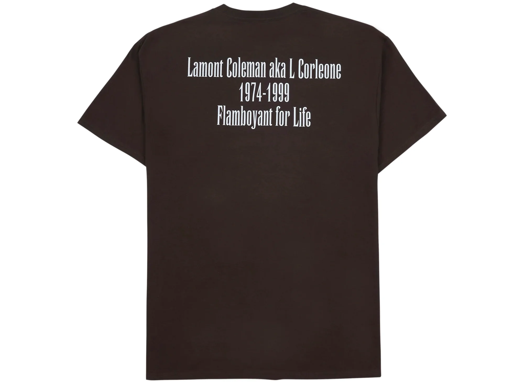Pleasures In Memory Tee in Brown - Image 2