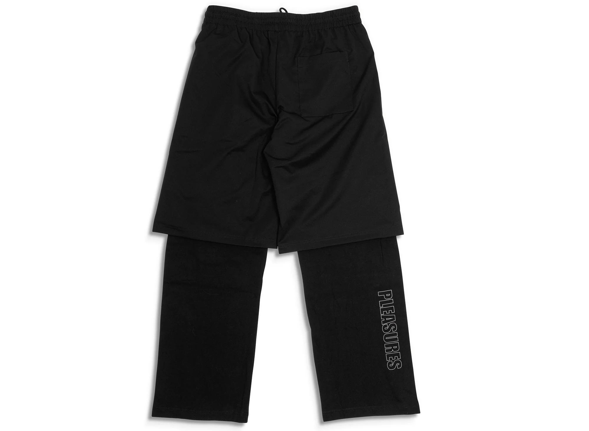 Pleasures Layered Pants in Black - Image 3