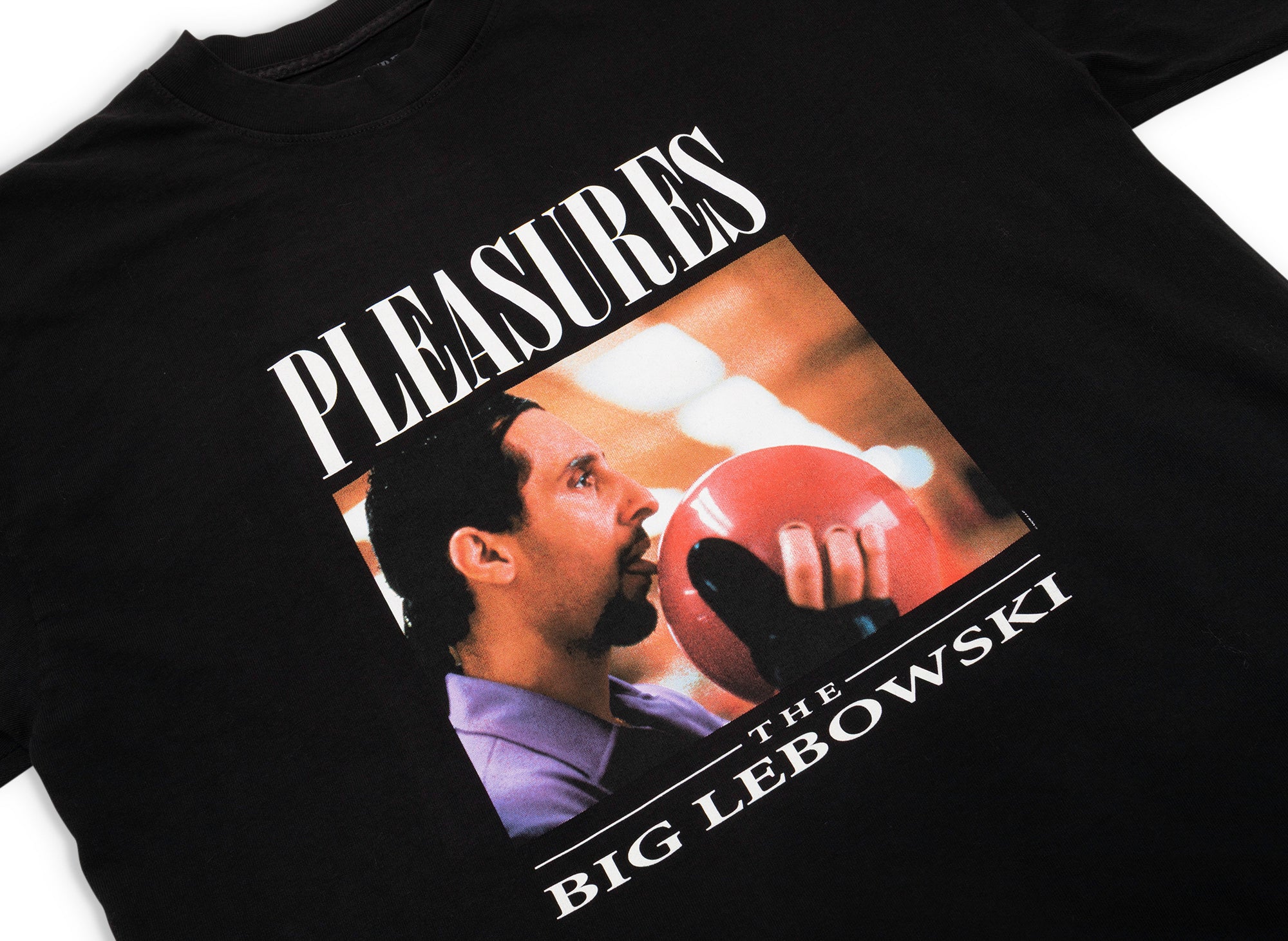 Pleasures x Big Lebowski Lick T-Shirt in Black - Image 2