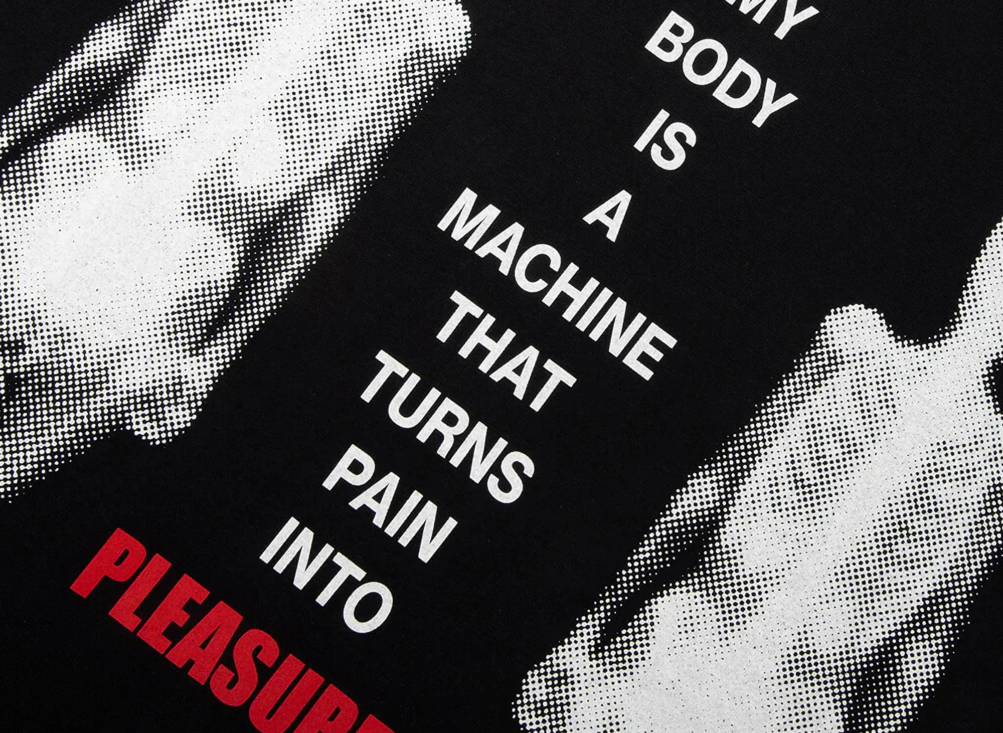 Pleasures Machine T-Shirt in Black - Image 3