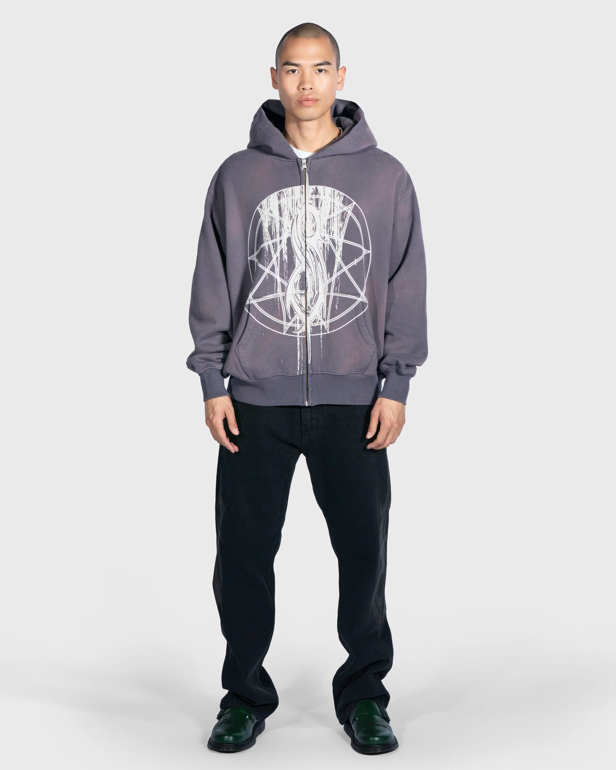 Pleasures x Slipknot Nonagram Zip Hoodie - Image 3