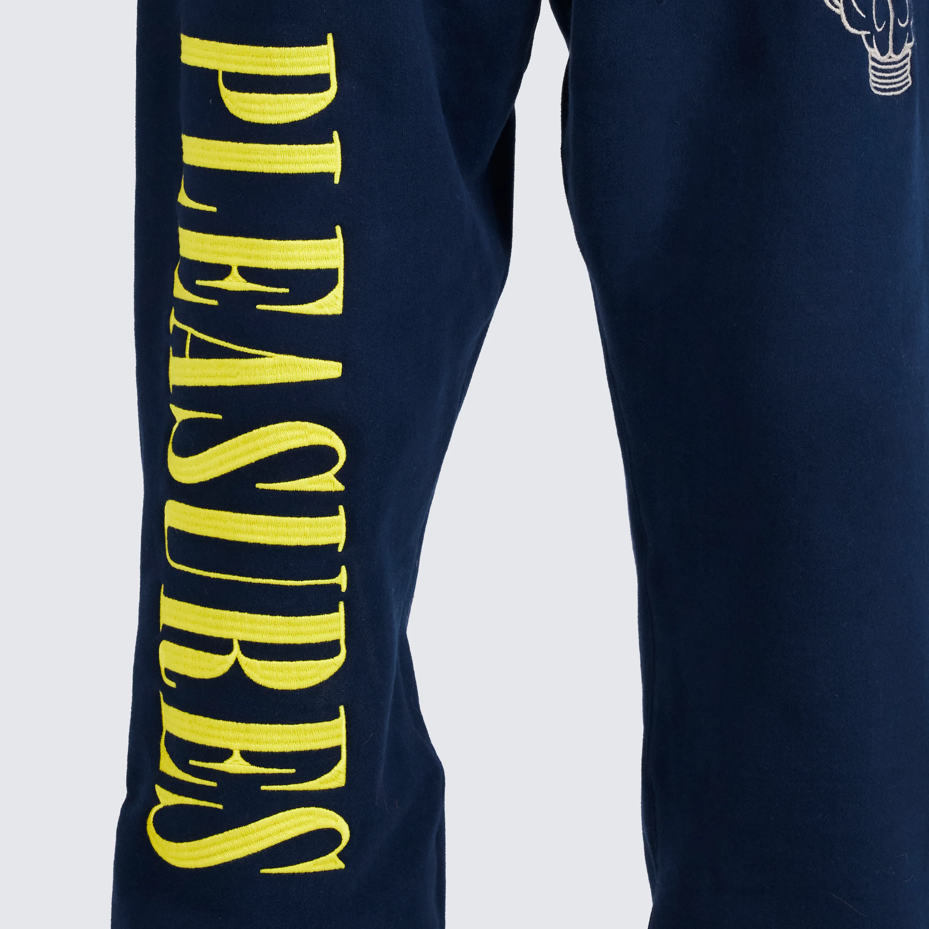 Pleasures NERD Sweatpants in Navy - Image 3