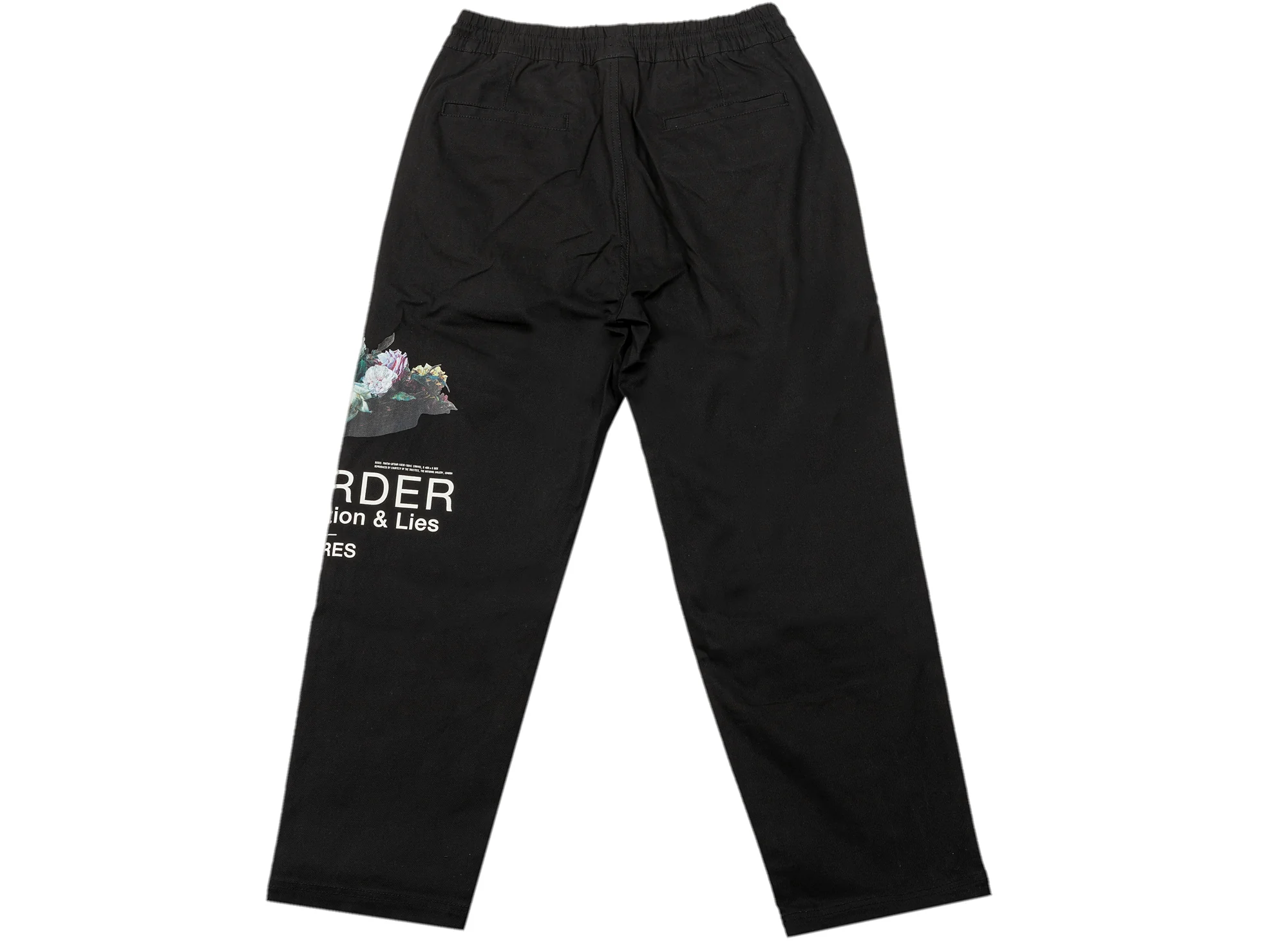 Pleasures Power Beach Pants in Black - Image 2