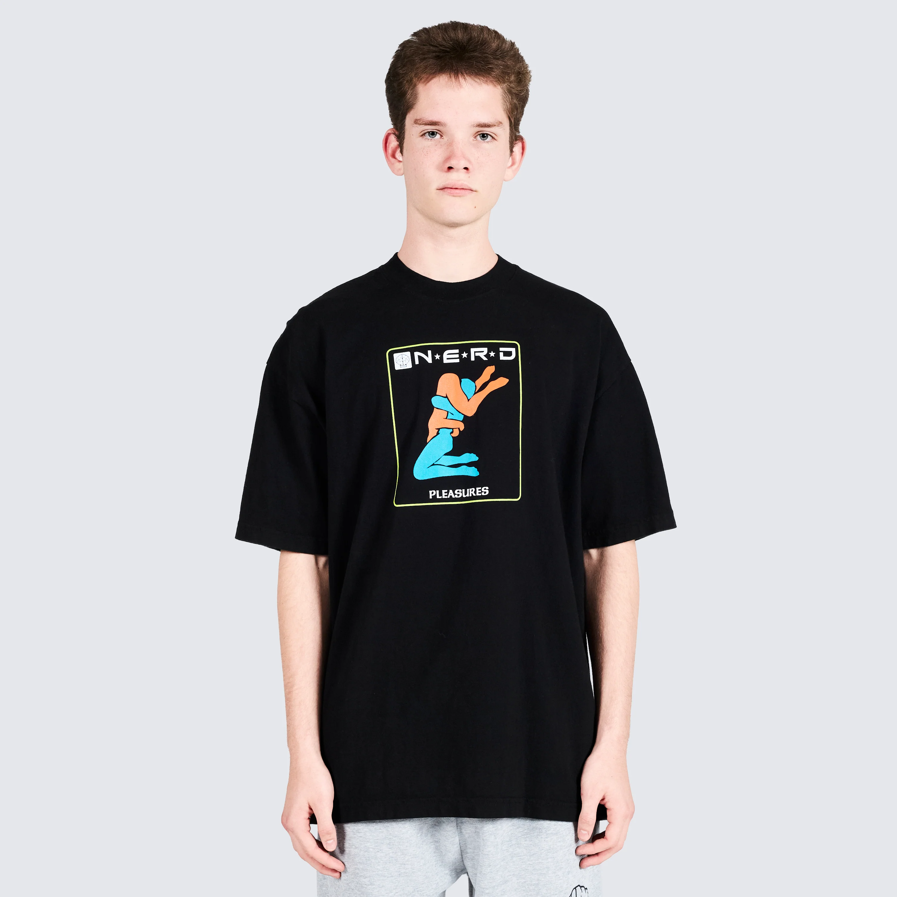 Pleasures Provider T-Shirt in Black - Image 2
