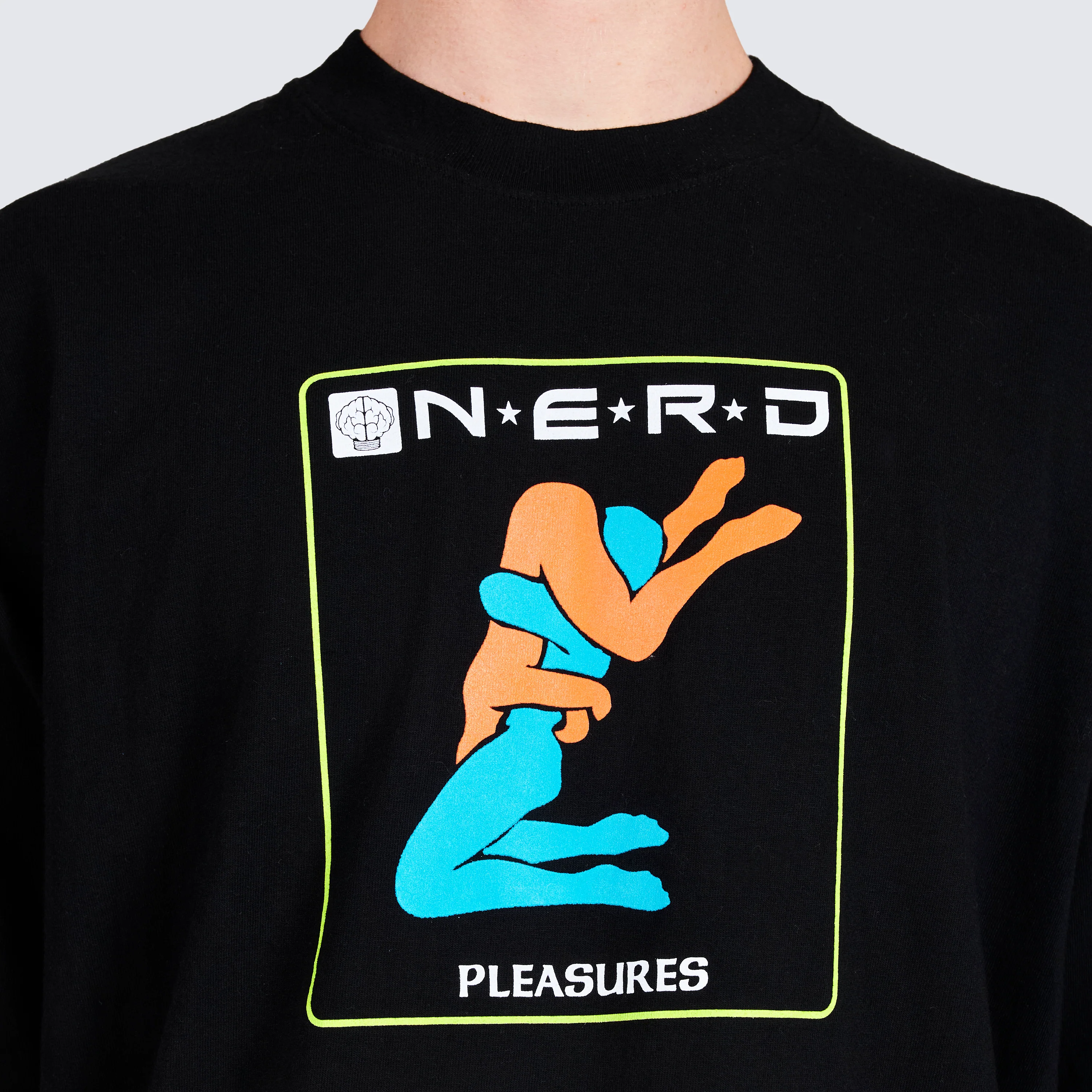 Pleasures Provider T-Shirt in Black - Image 3