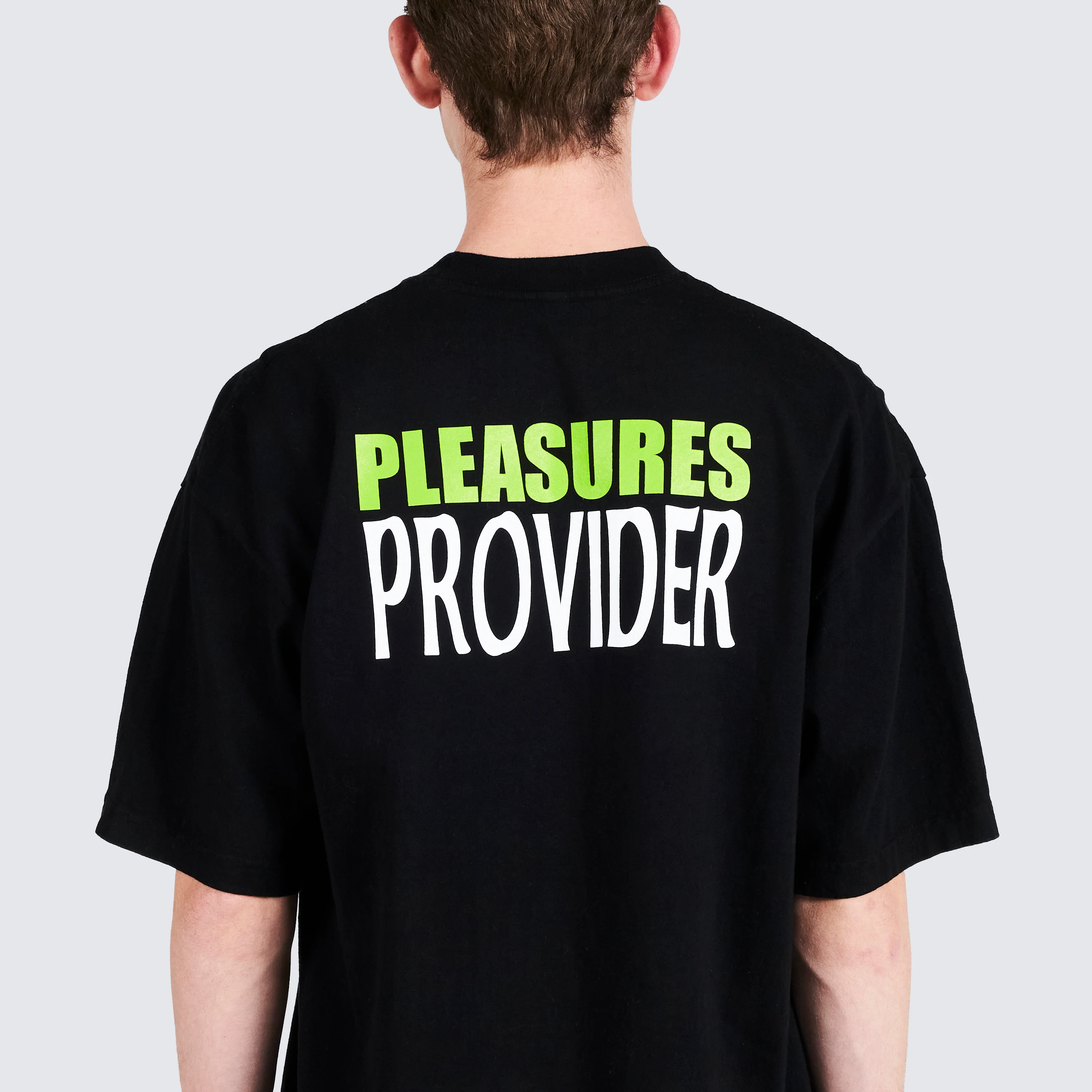 Pleasures Provider T-Shirt in Black - Image 5