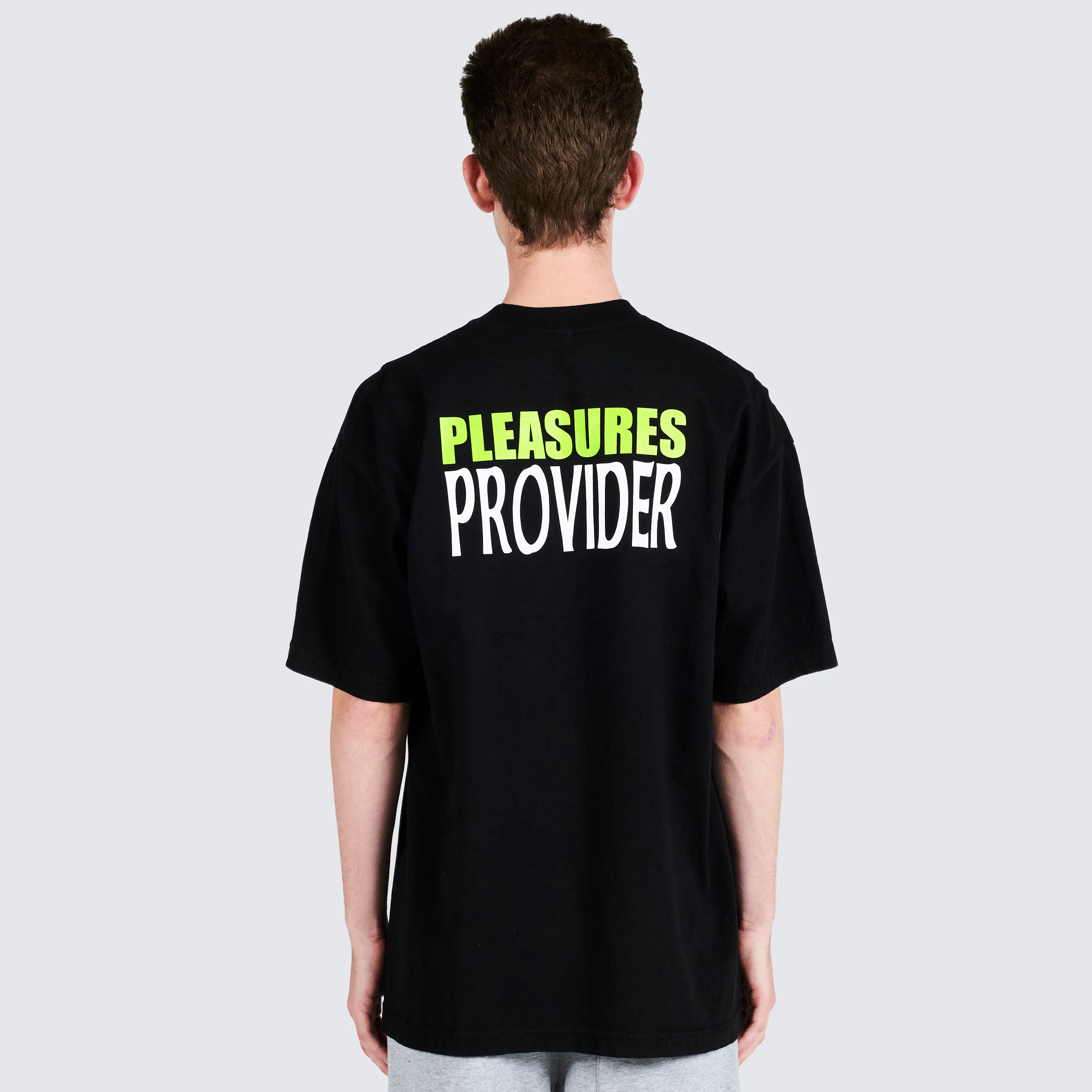 Pleasures Provider T-Shirt in Black - Image 6